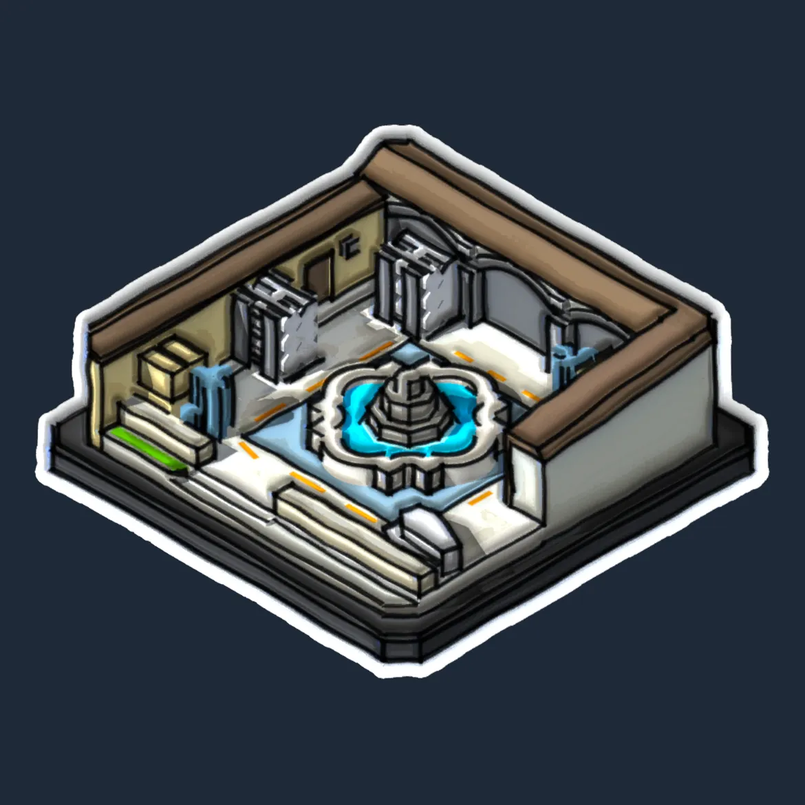 Sticker | Inferno Diorama (Foil)