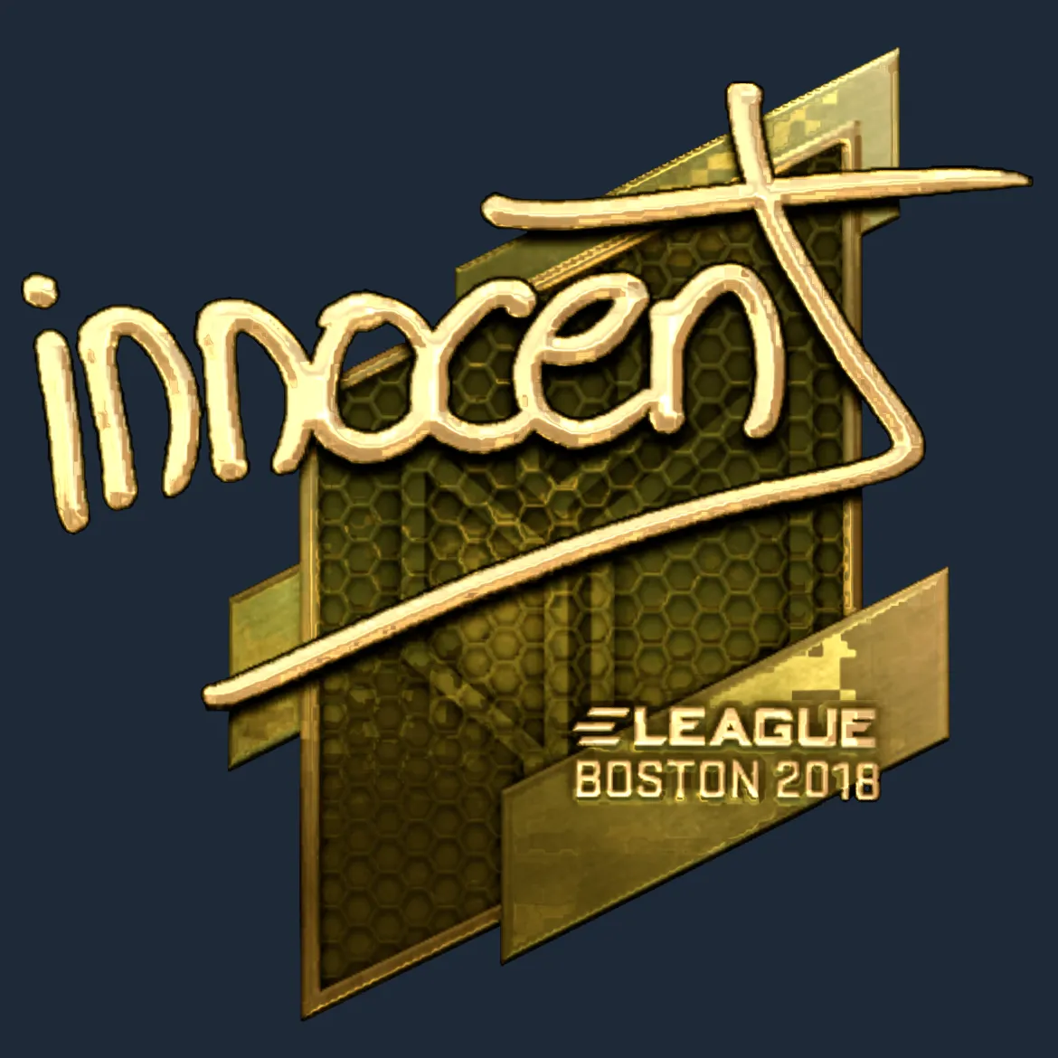 Sticker | innocent (Gold) | Boston 2018