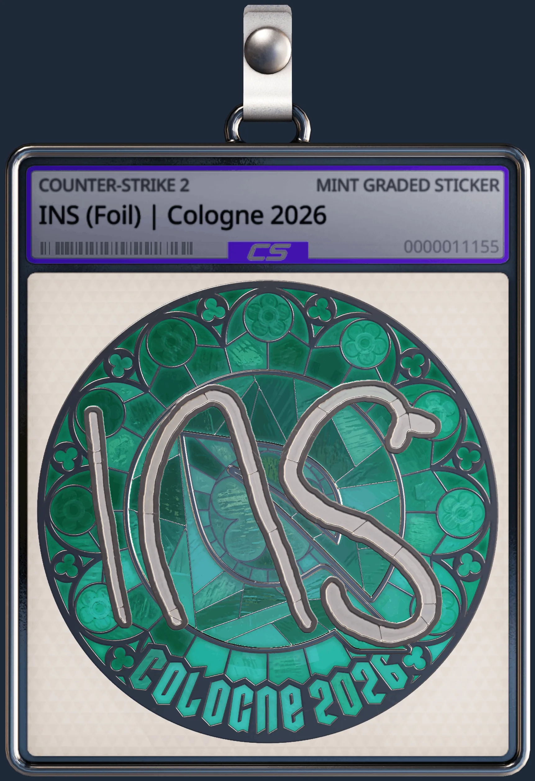 Sticker | INS (Foil) | Cologne 2026 Sticker | INS (Foil) | Cologne 2026