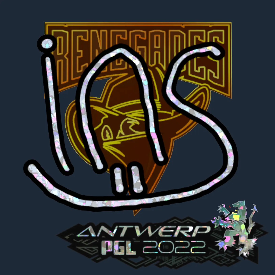 Sticker | ins (Glitter) | Antwerp 2022