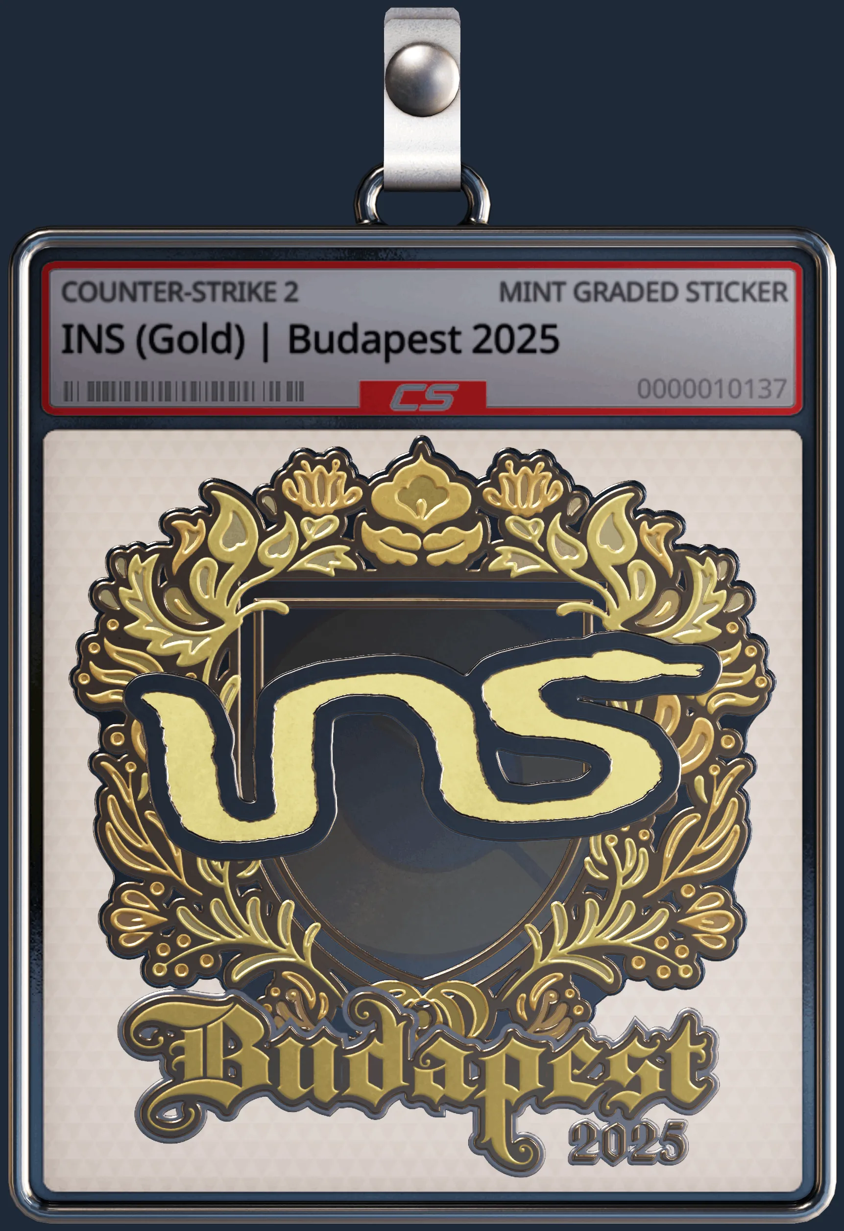 Sticker | INS (Gold) | Budapest 2025