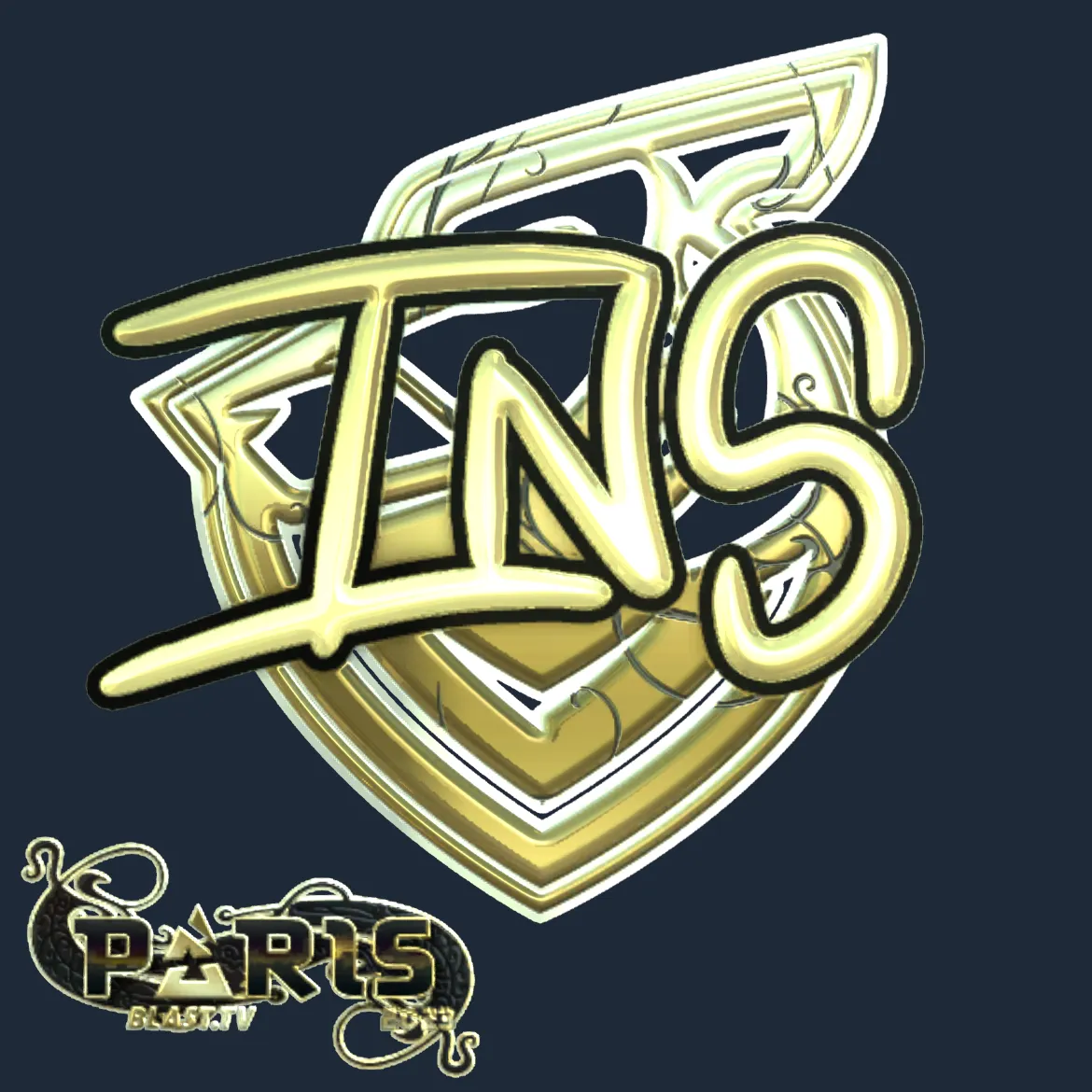 Sticker | INS (Gold) | Paris 2023