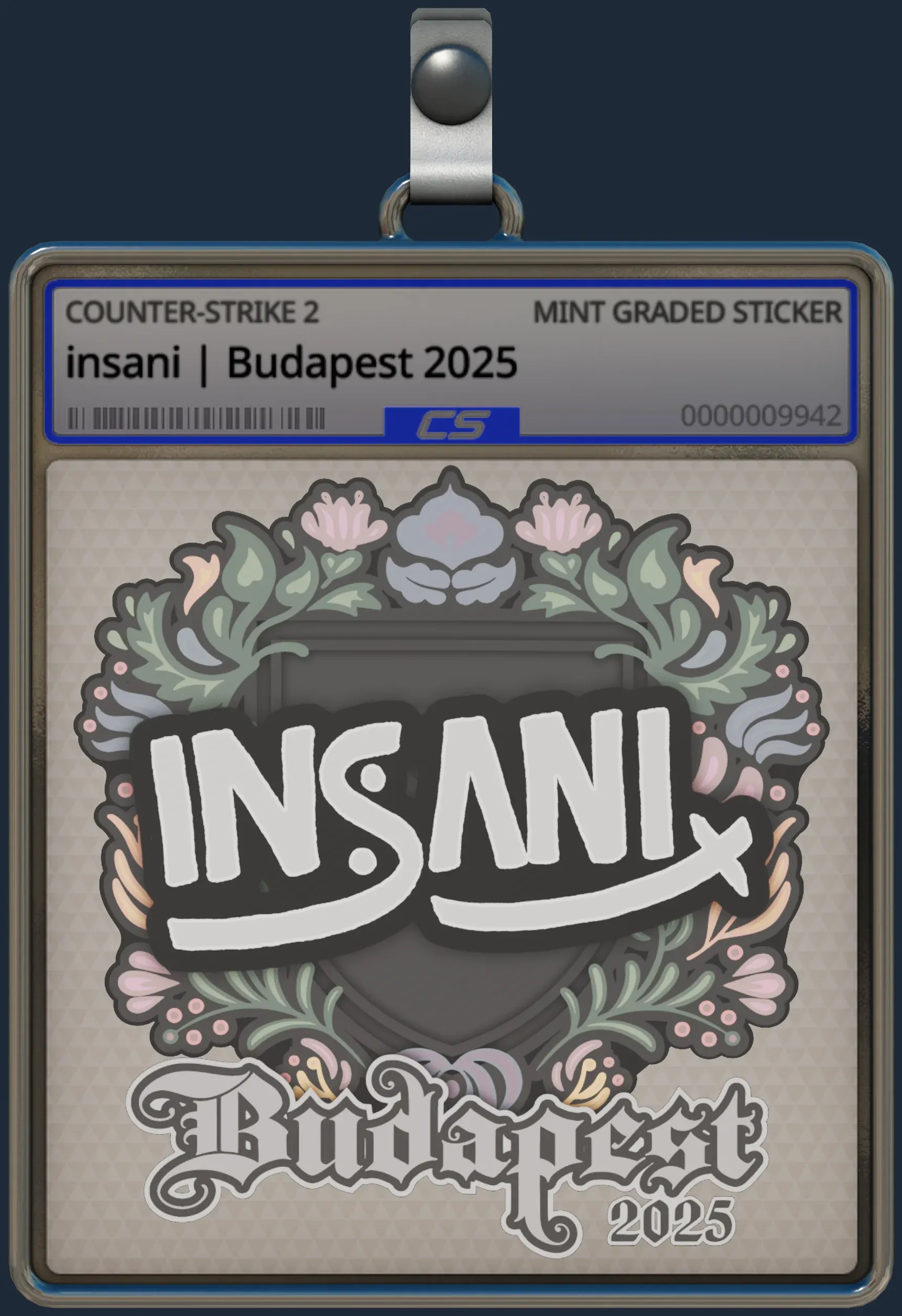 Sticker | insani | Budapest 2025 Sticker | insani | Budapest 2025