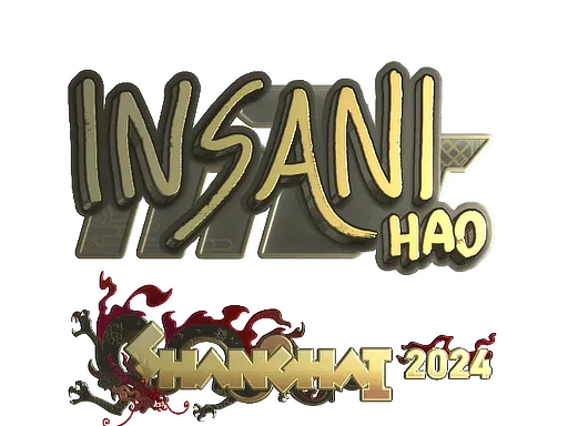 Sticker | insani (Gold) | Shanghai 2024