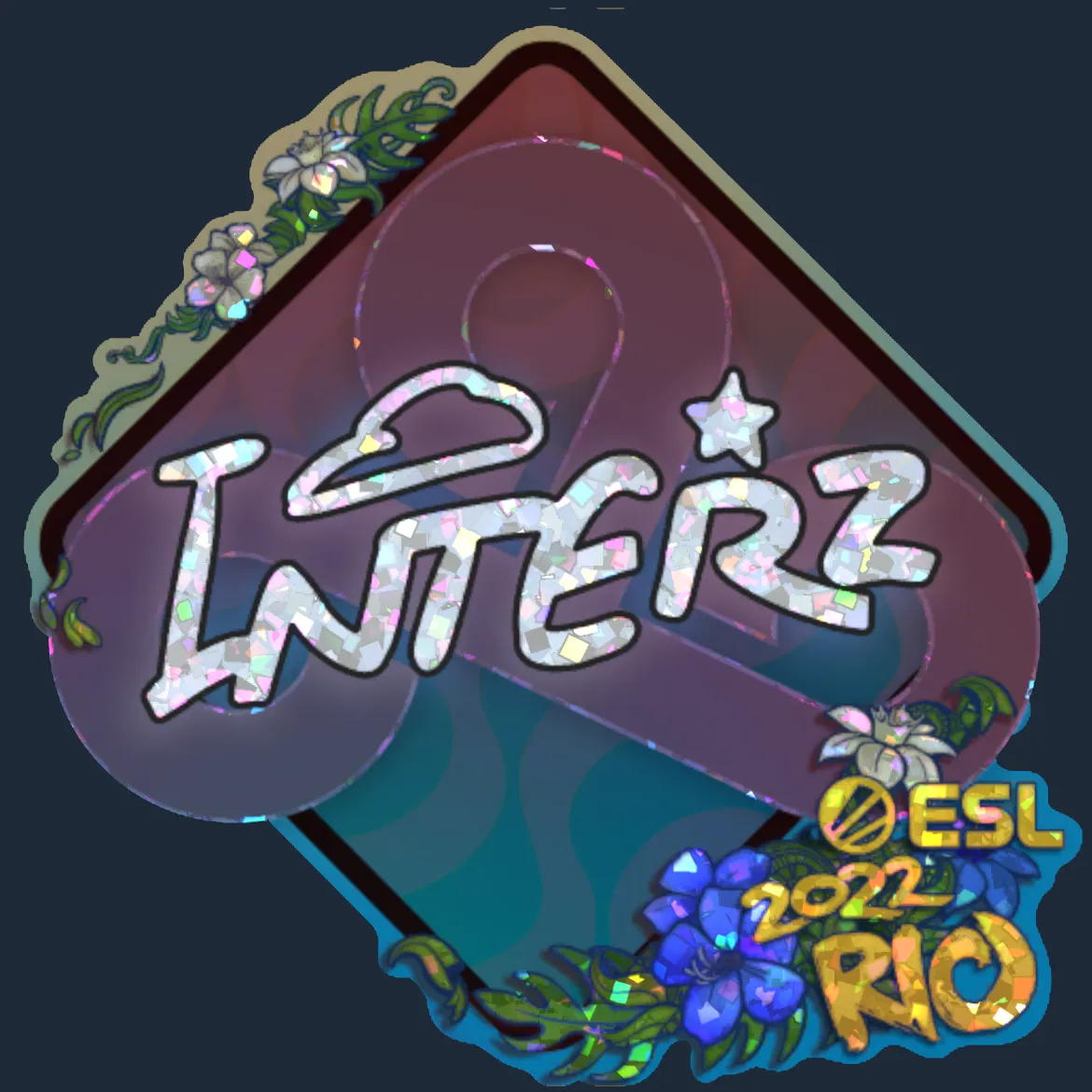 Sticker | interz (Glitter) | Rio 2022
