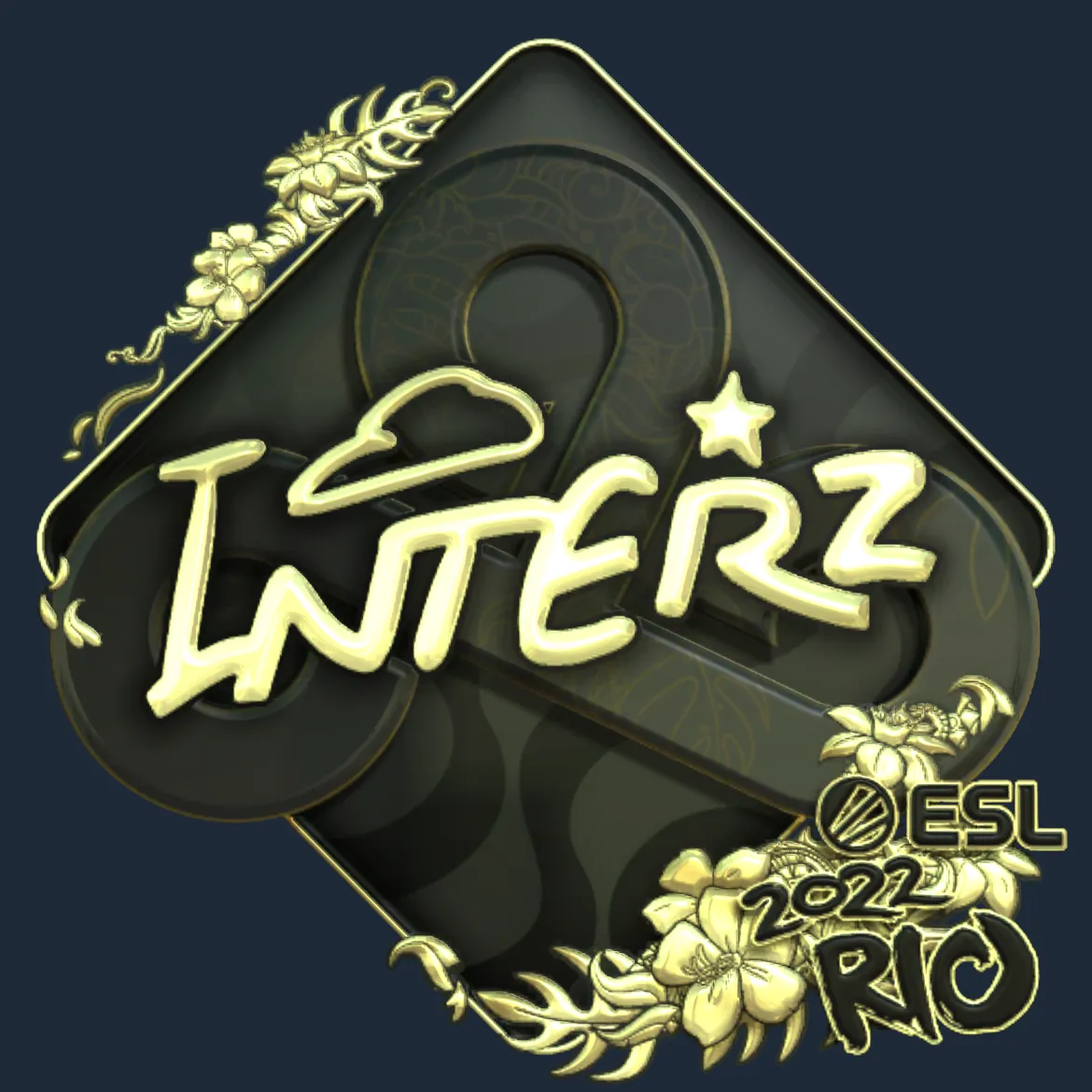 Sticker | interz (Gold) | Rio 2022