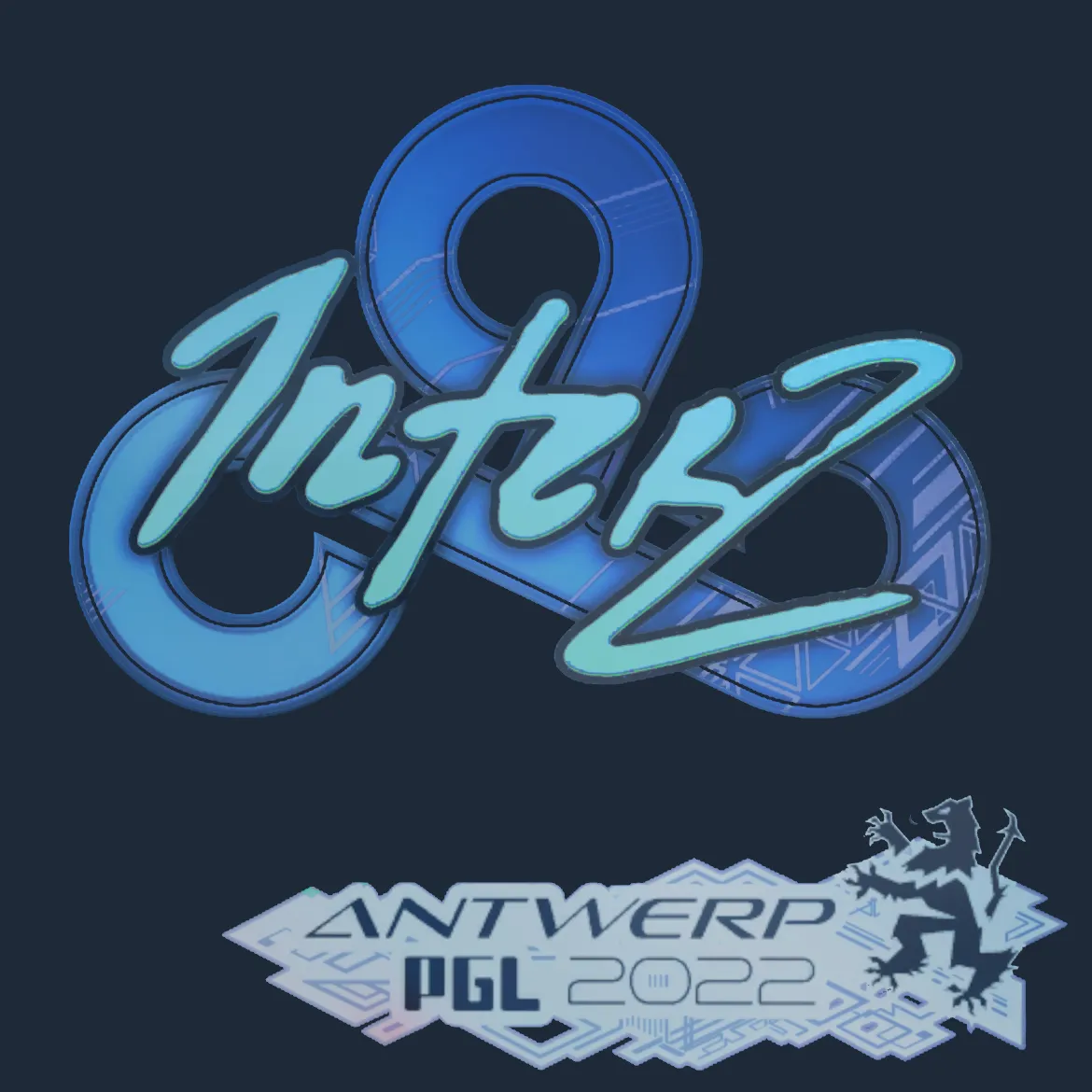 Sticker | interz (Holo) | Antwerp 2022