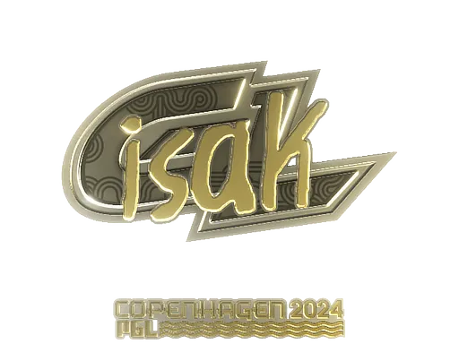 Sticker | isak (Gold) | Copenhagen 2024