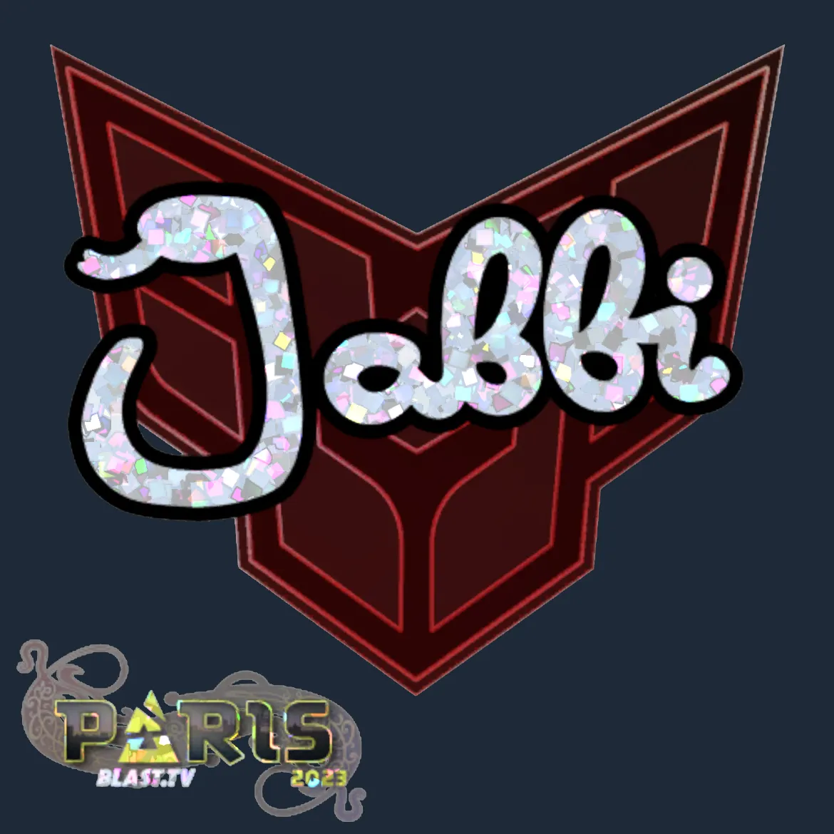 Sticker | jabbi (Glitter) | Paris 2023
