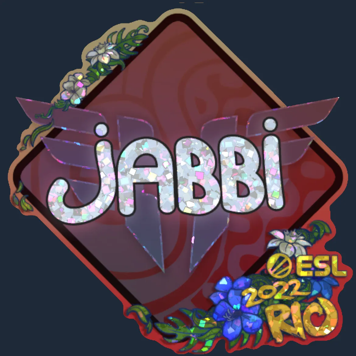 Sticker | jabbi (Glitter) | Rio 2022