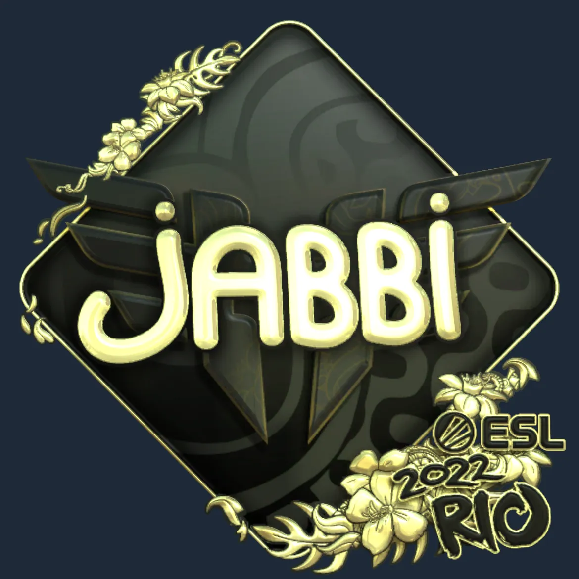 Sticker | jabbi (Gold) | Rio 2022