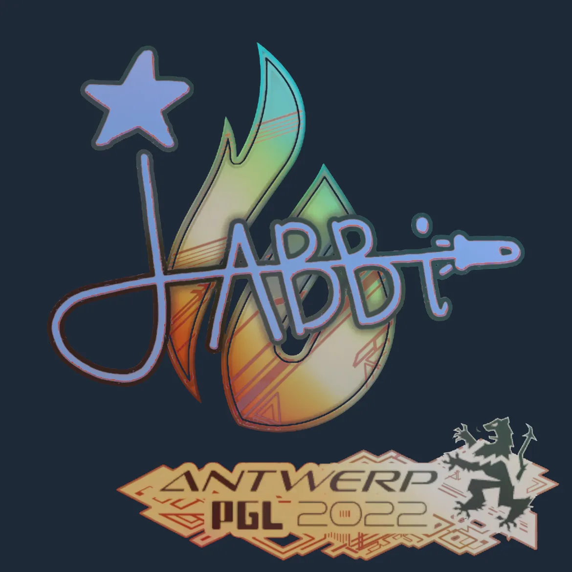Sticker | jabbi (Holo) | Antwerp 2022