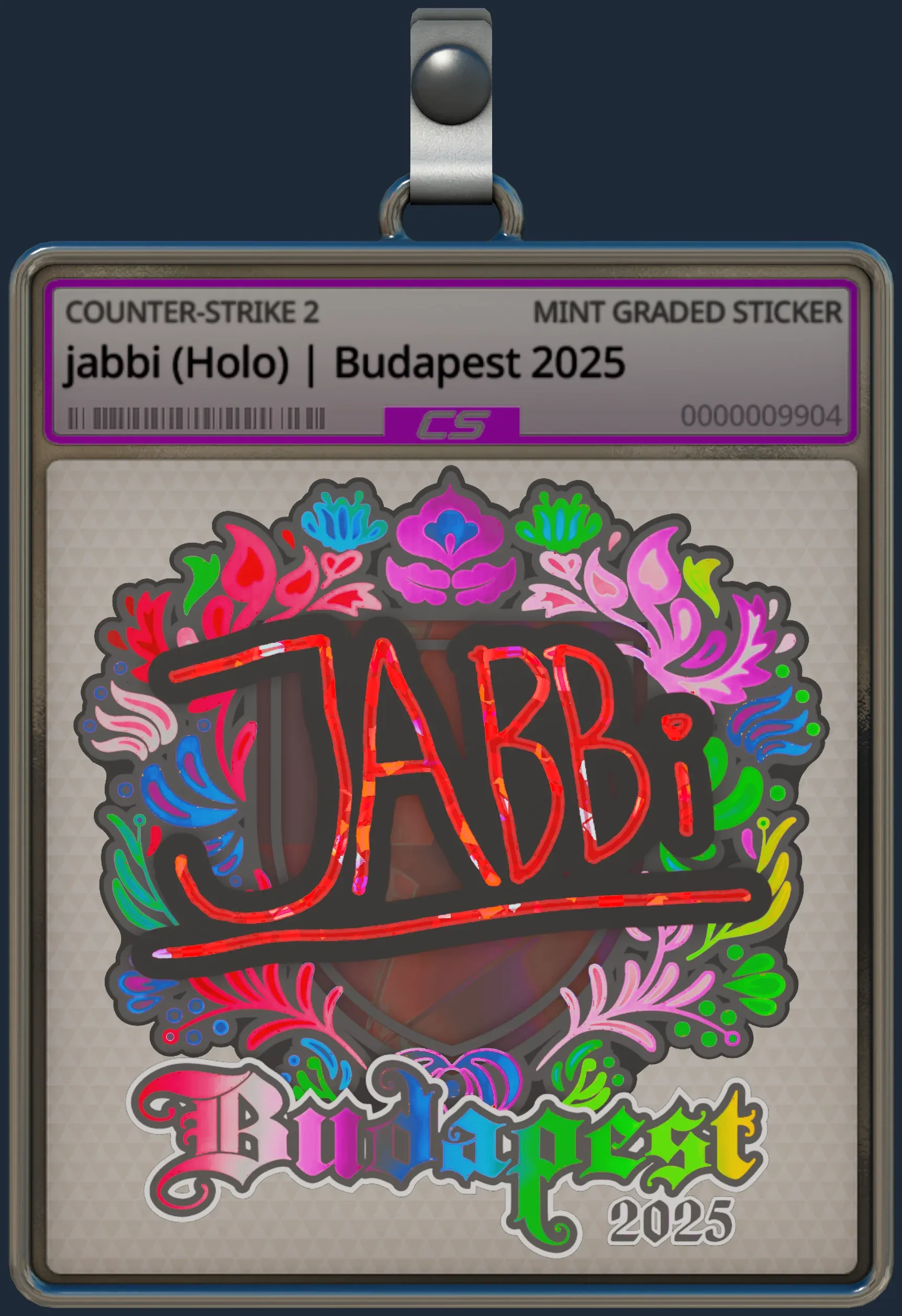 Sticker | jabbi (Holo) | Budapest 2025