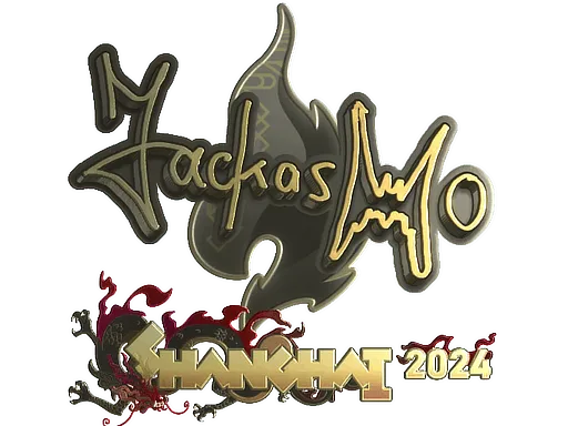 Sticker | jackasmo (Gold) | Shanghai 2024