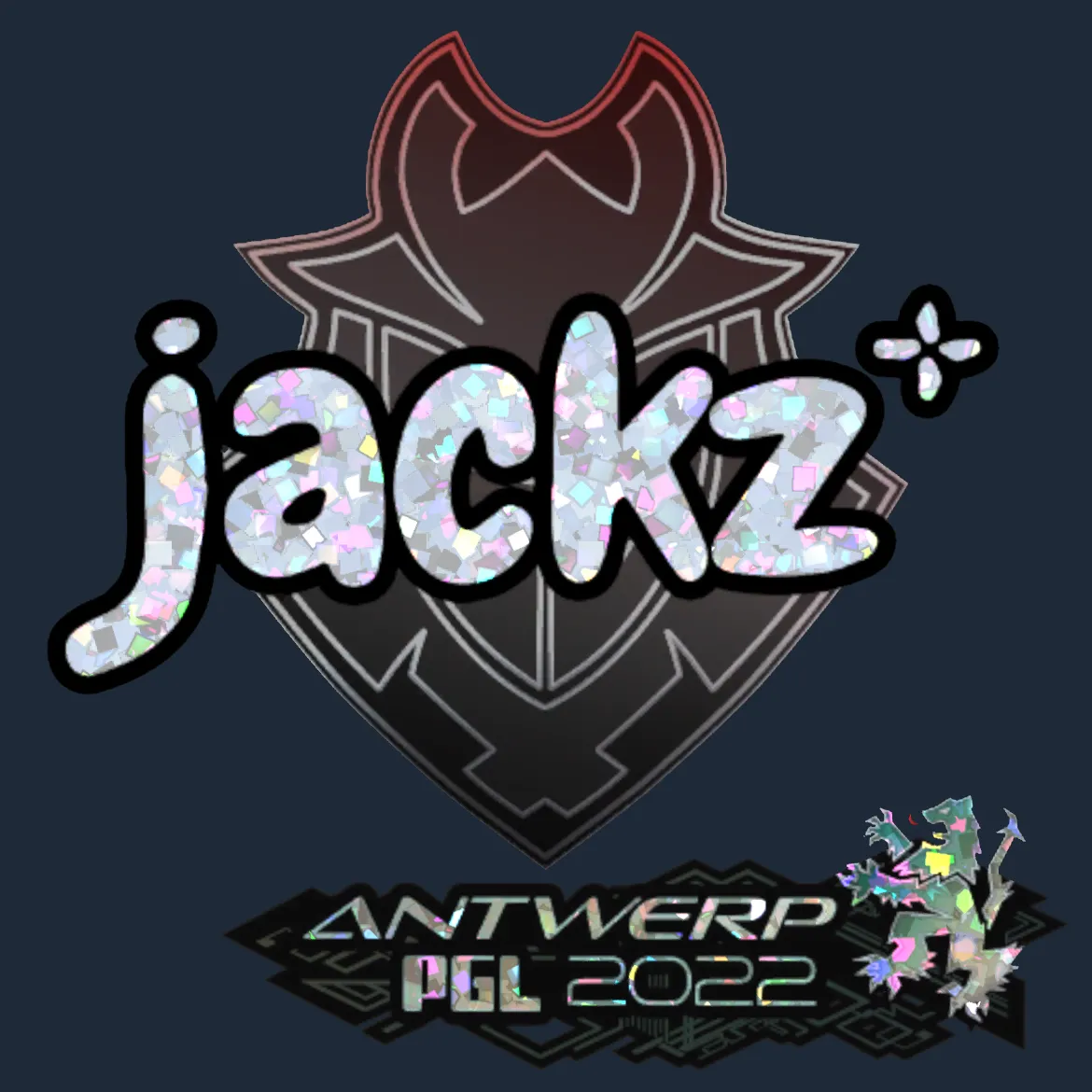 Sticker | JaCkz (Glitter) | Antwerp 2022