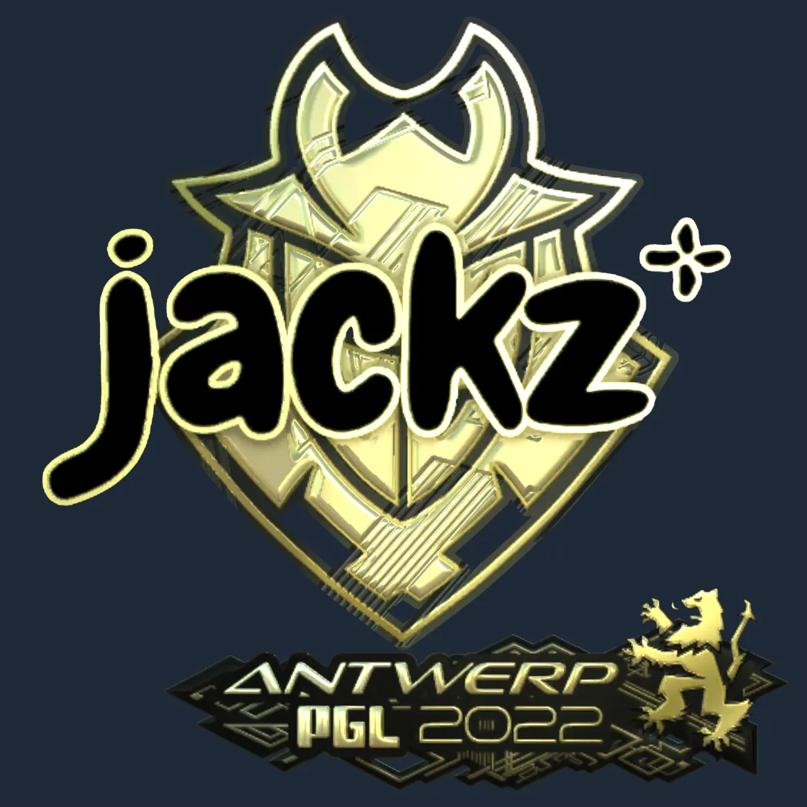 Sticker | JaCkz (Gold) | Antwerp 2022