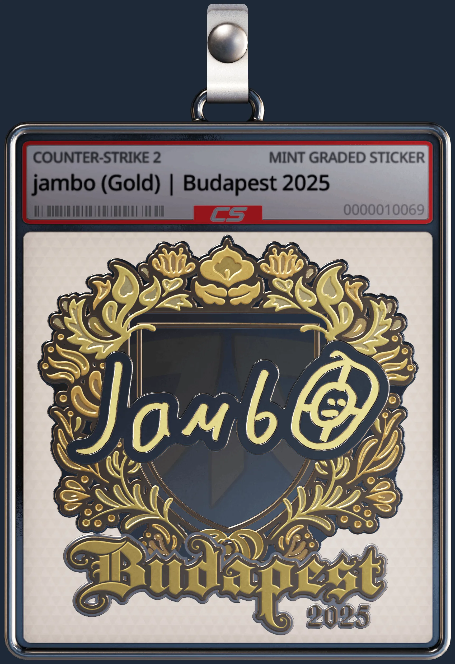 Sticker | jambo (Gold) | Budapest 2025