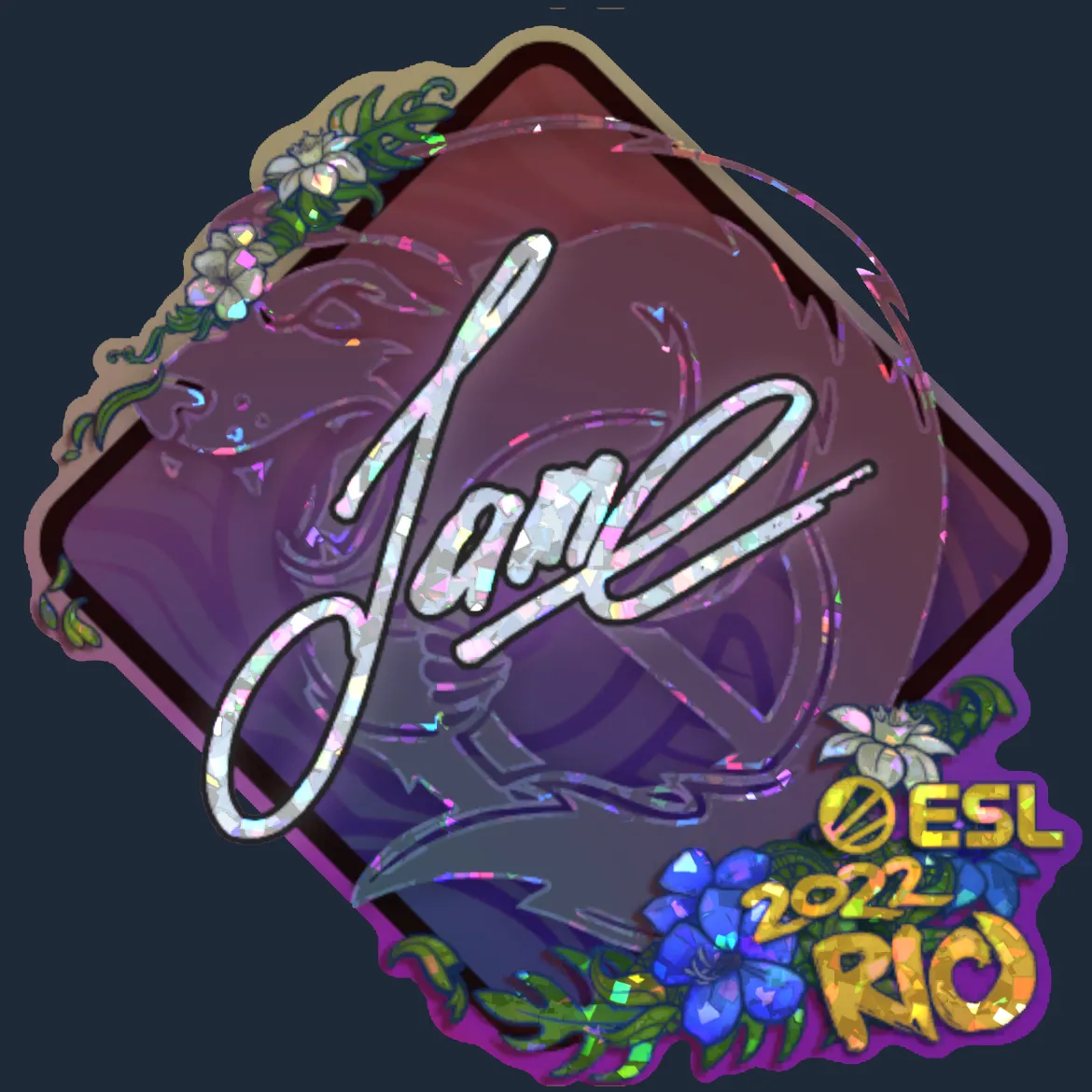 Sticker | Jame (Glitter) | Rio 2022
