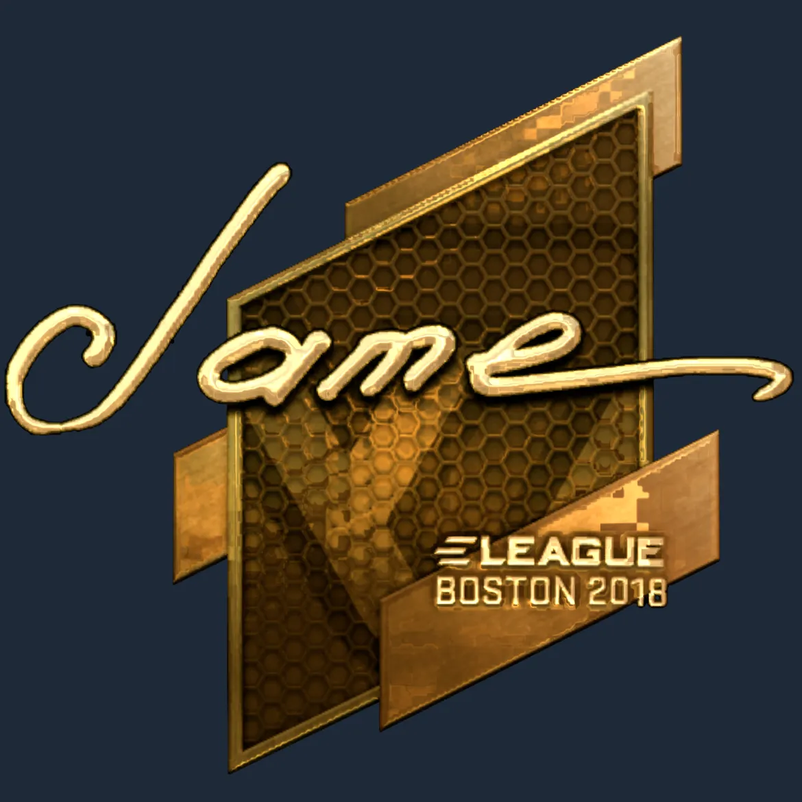 Sticker | Jame (Gold) | Boston 2018