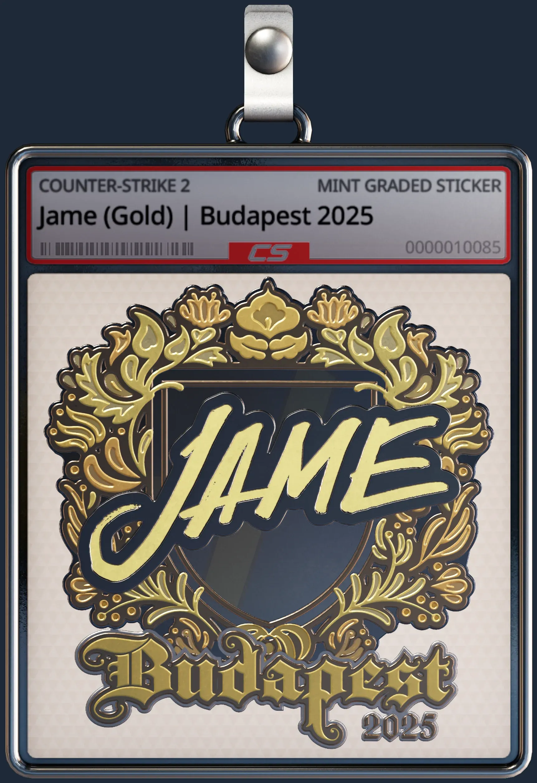 Sticker | Jame (Gold) | Budapest 2025