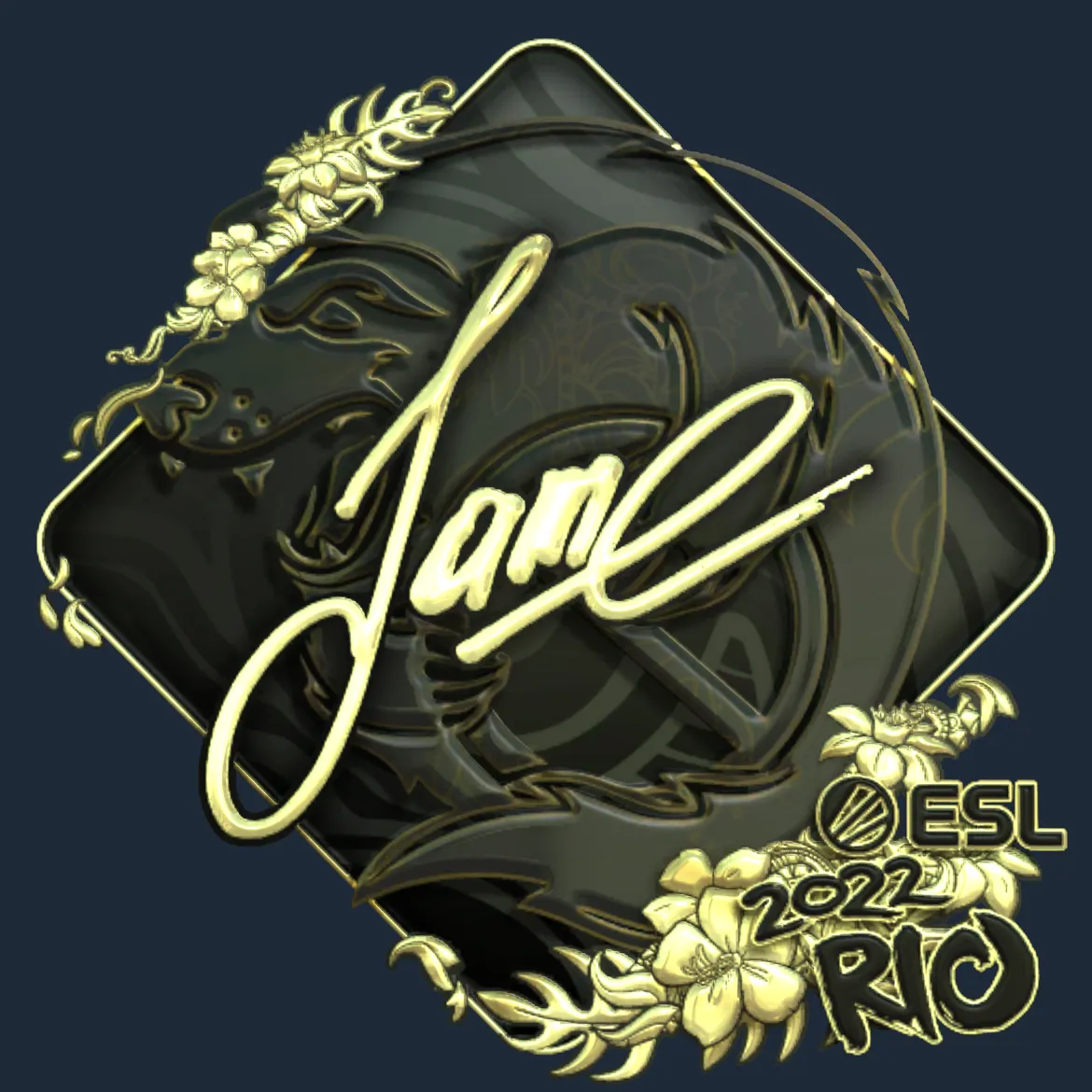 Sticker | Jame (Gold) | Rio 2022