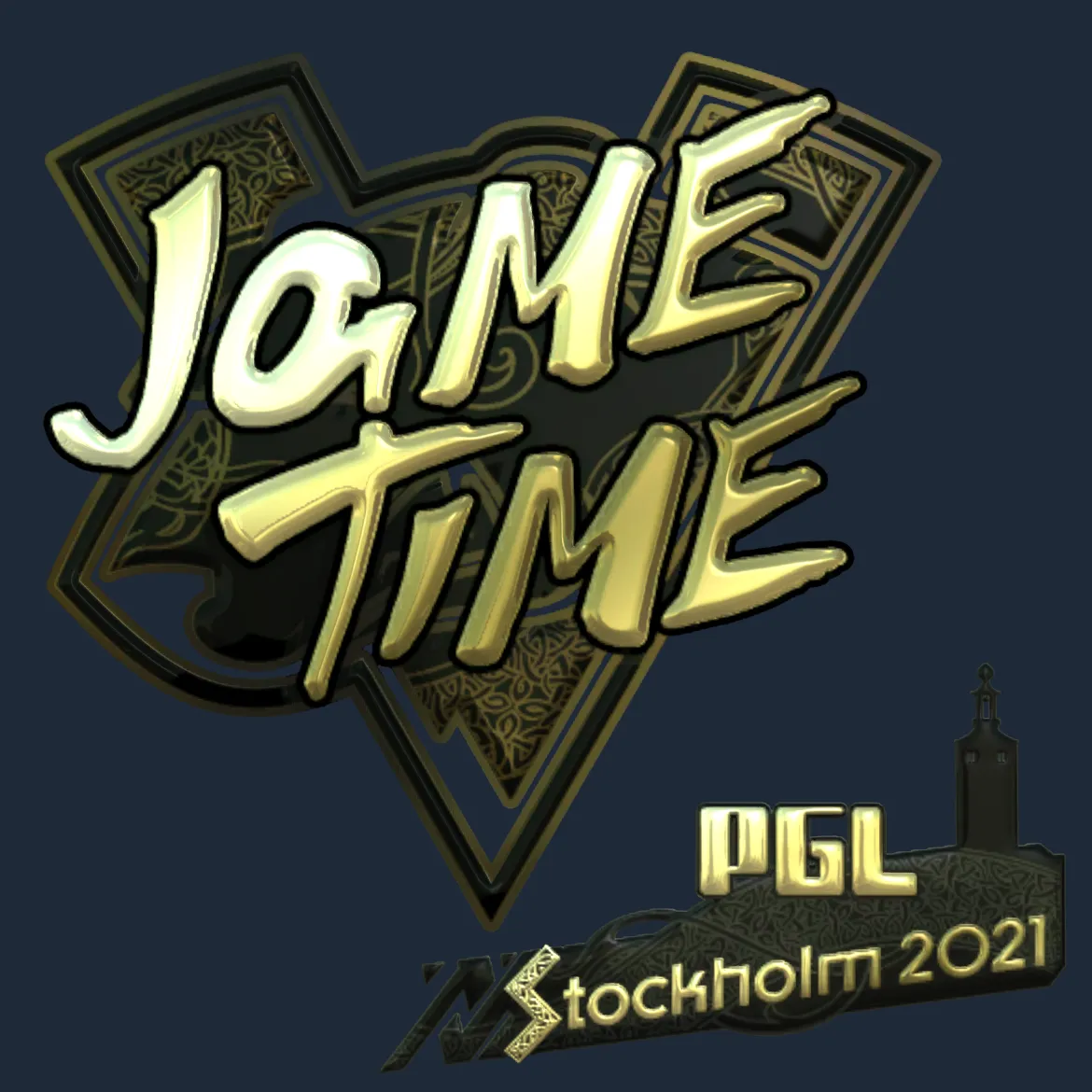 Sticker | Jame (Gold) | Stockholm 2021