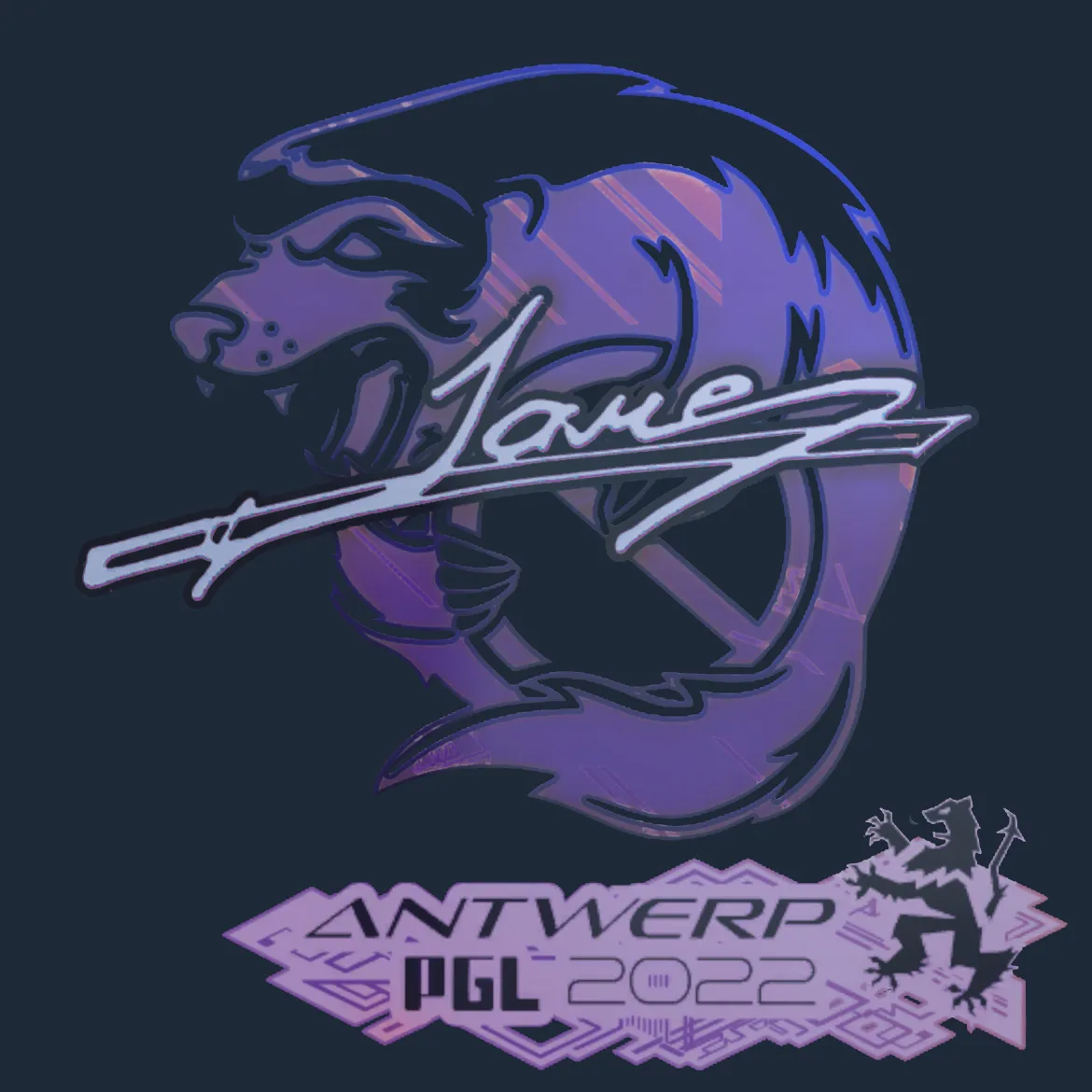 Sticker | Jame (Holo) | Antwerp 2022