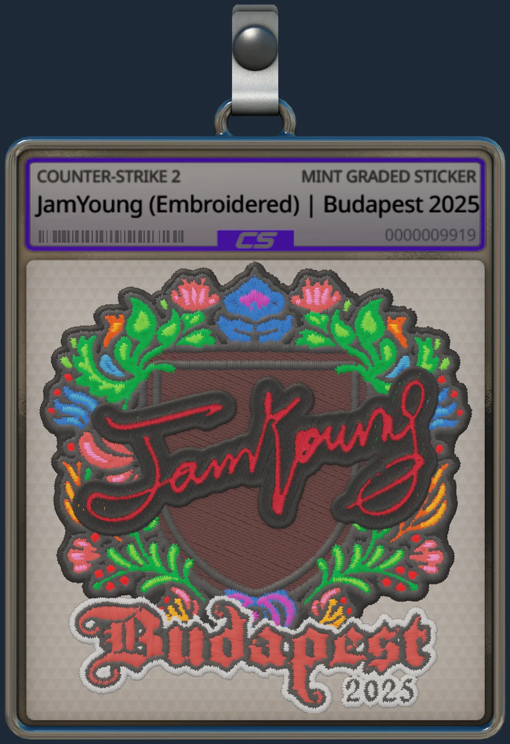 Sticker | JamYoung (Embroidered) | Budapest 2025
