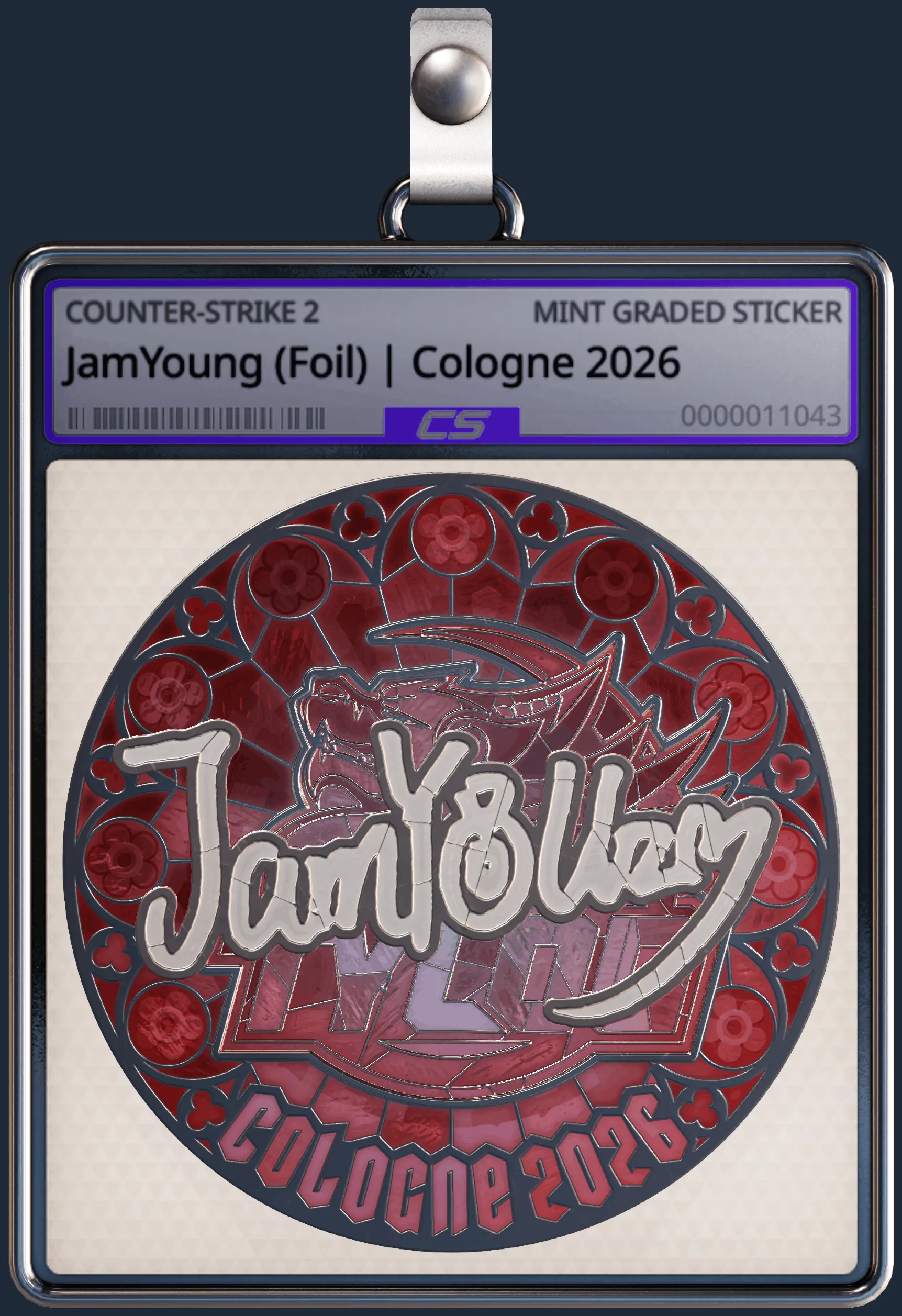 Sticker | JamYoung (Foil) | Cologne 2026