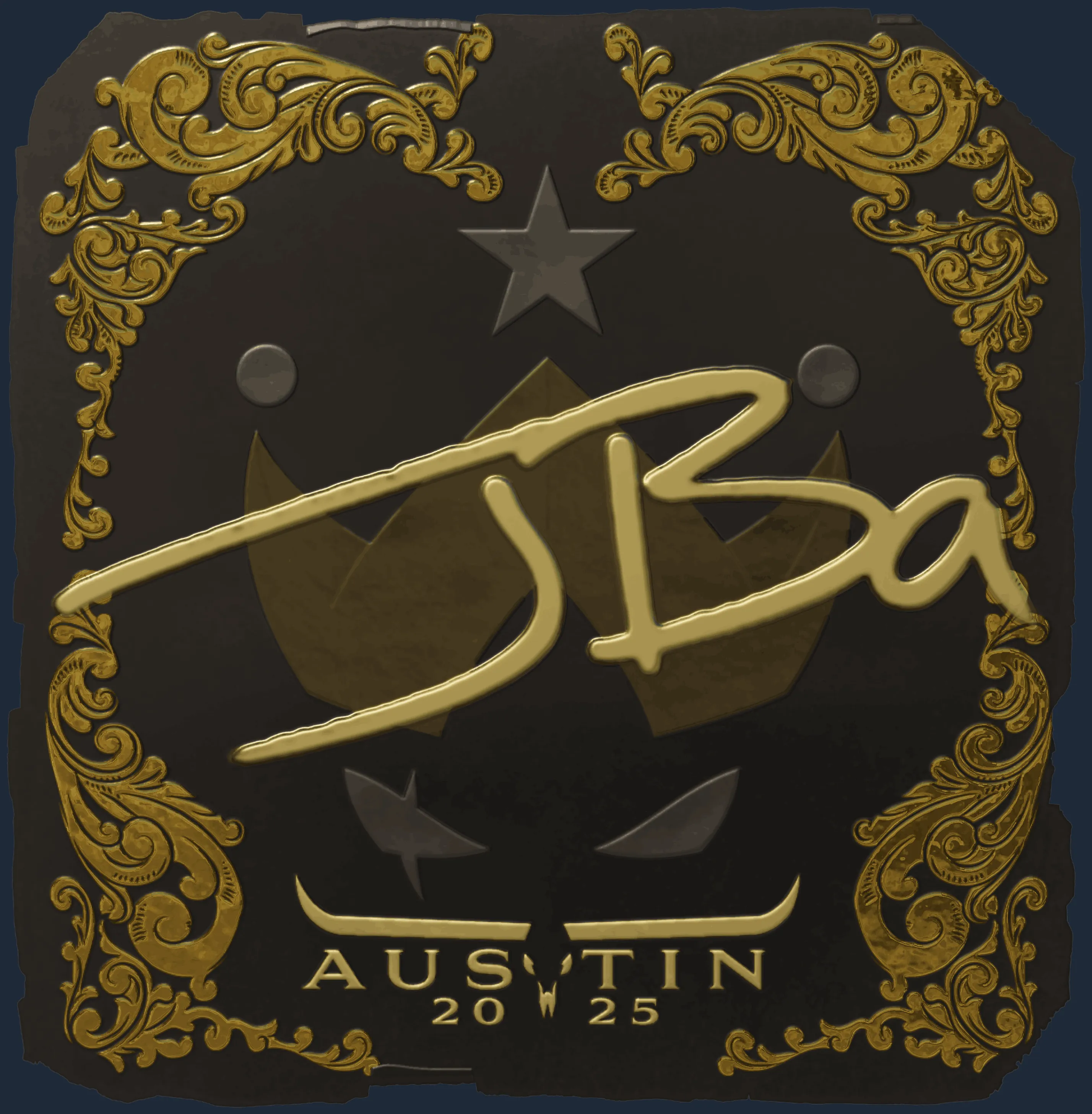 Sticker | JBa (Gold) | Austin 2025