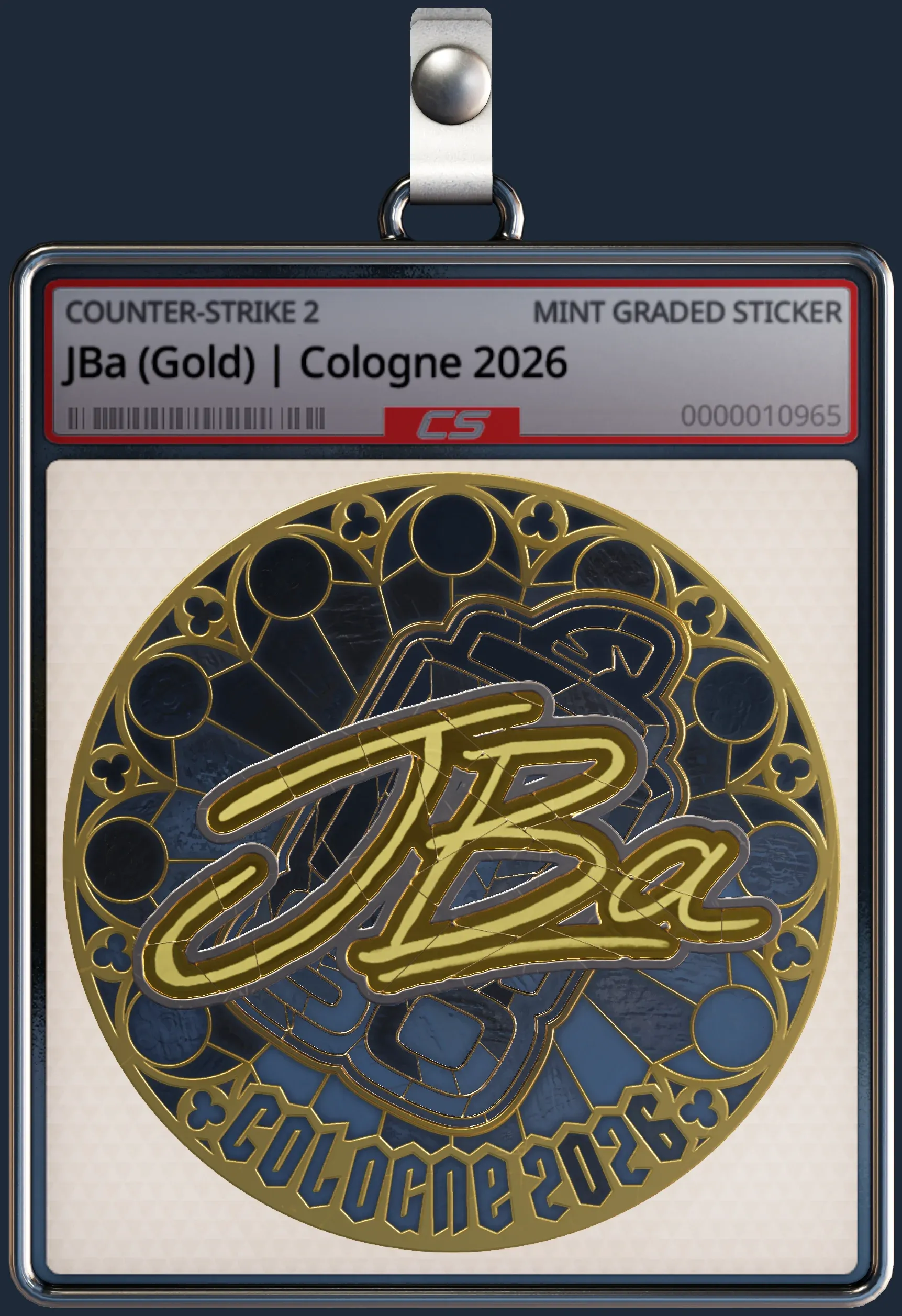 Sticker | JBa (Gold) | Cologne 2026
