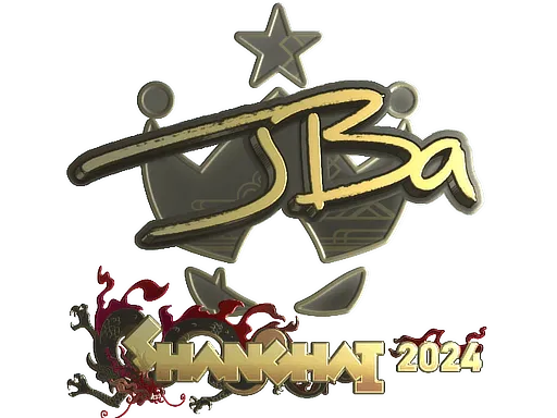 Sticker | JBa (Gold) | Shanghai 2024