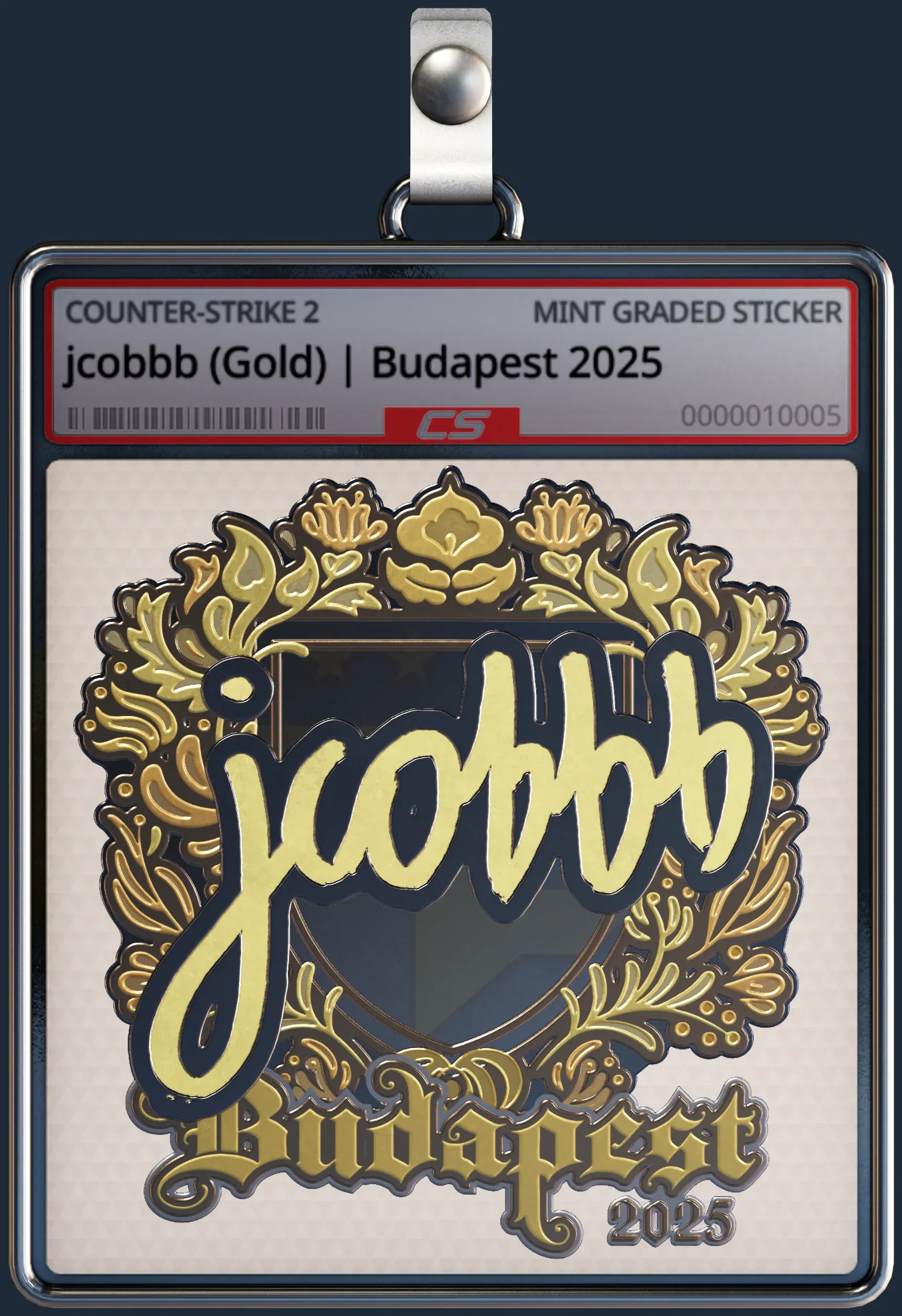 Sticker | jcobbb (Gold) | Budapest 2025