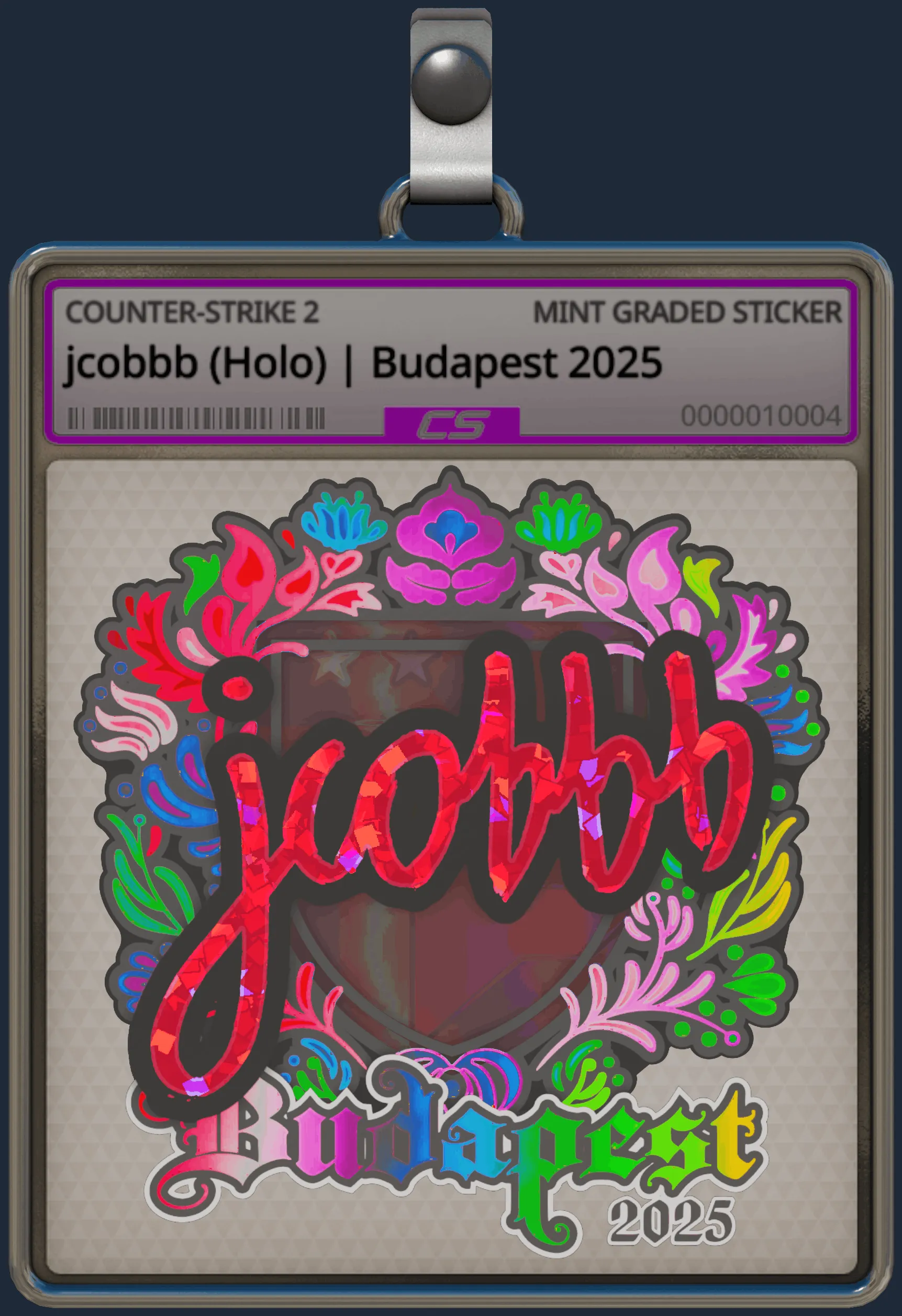 Sticker | jcobbb (Holo) | Budapest 2025