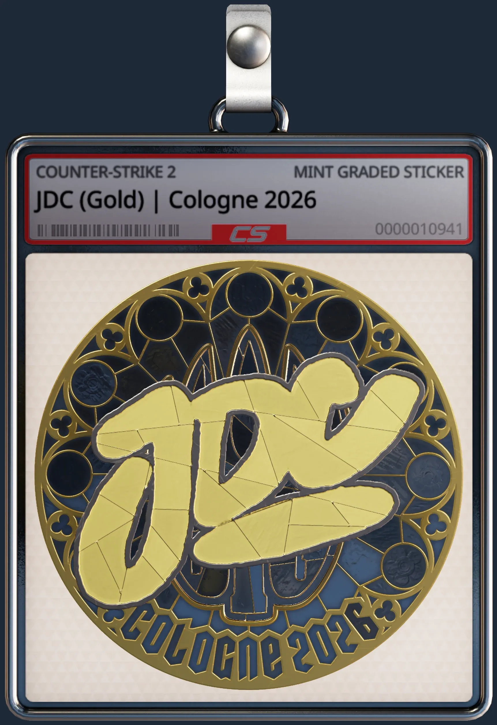 Sticker | JDC (Gold) | Cologne 2026