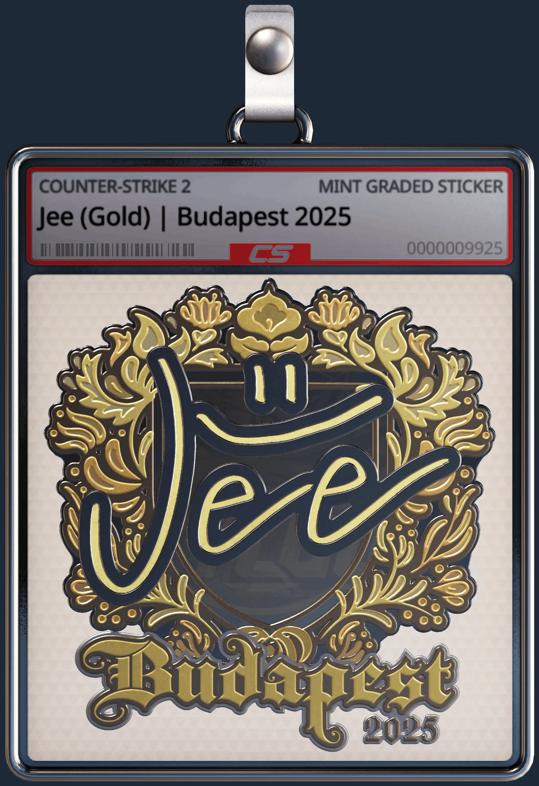 Sticker | Jee (Gold) | Budapest 2025