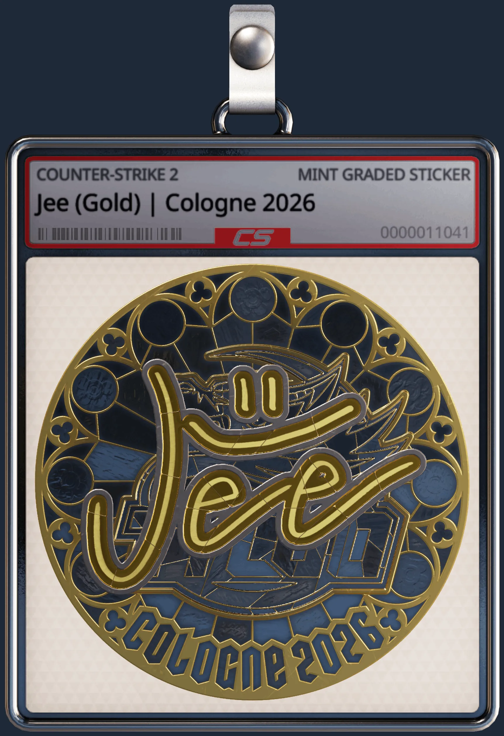 Sticker | Jee (Gold) | Cologne 2026