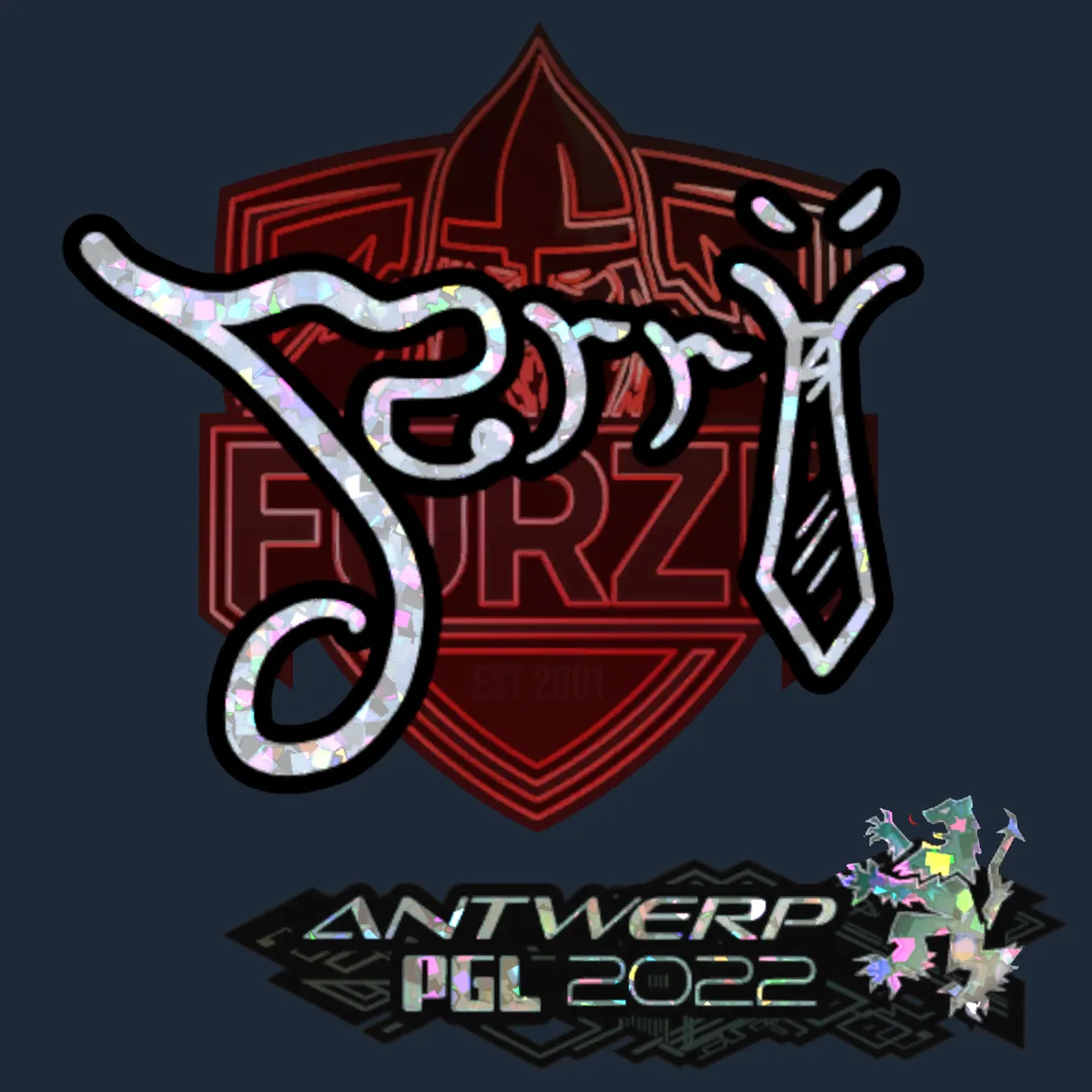 Sticker | Jerry (Glitter) | Antwerp 2022