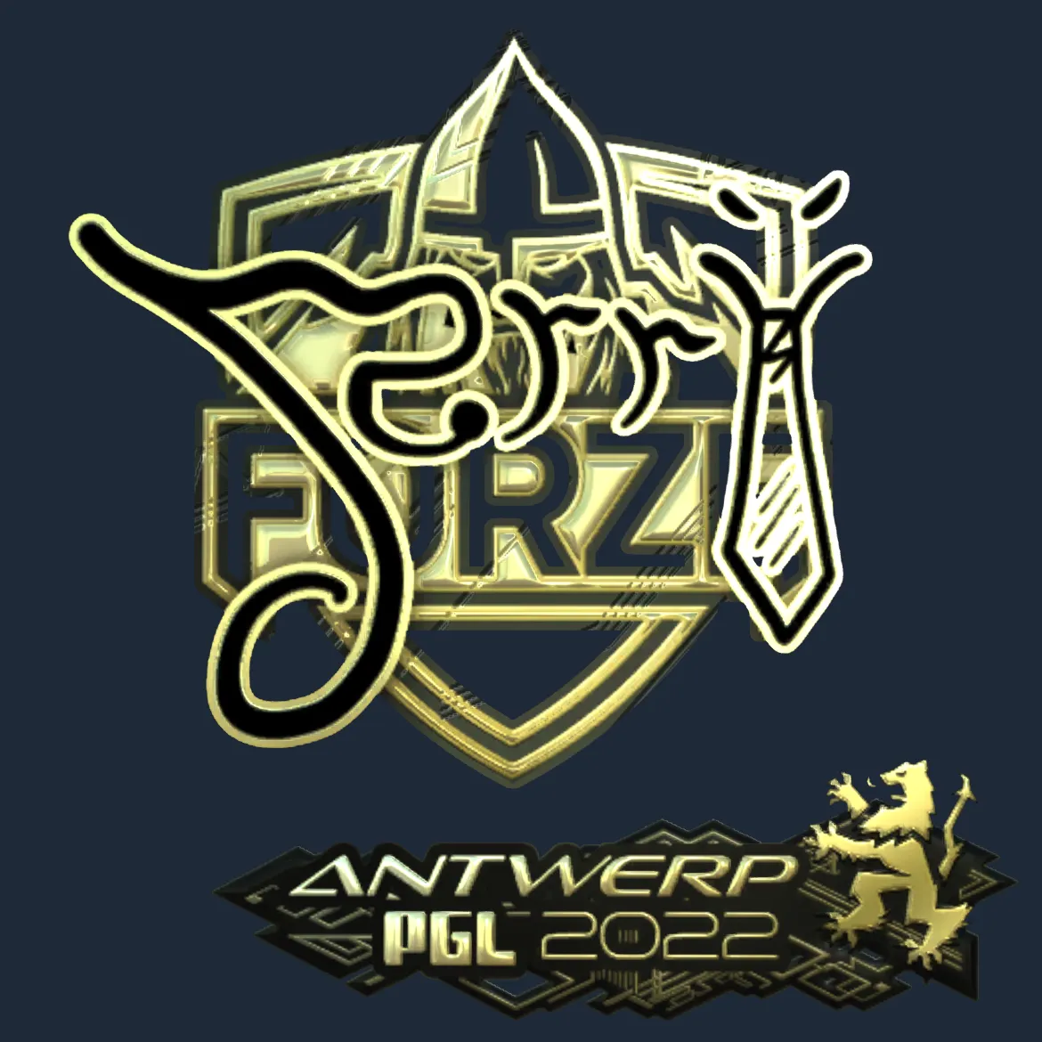 Sticker | Jerry (Gold) | Antwerp 2022