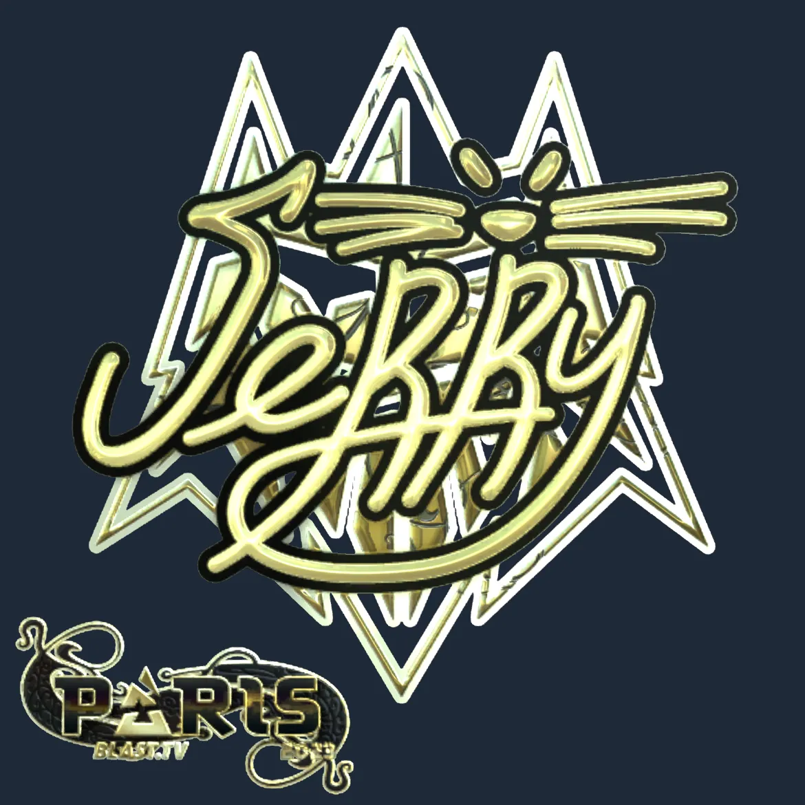 Sticker | Jerry (Gold) | Paris 2023