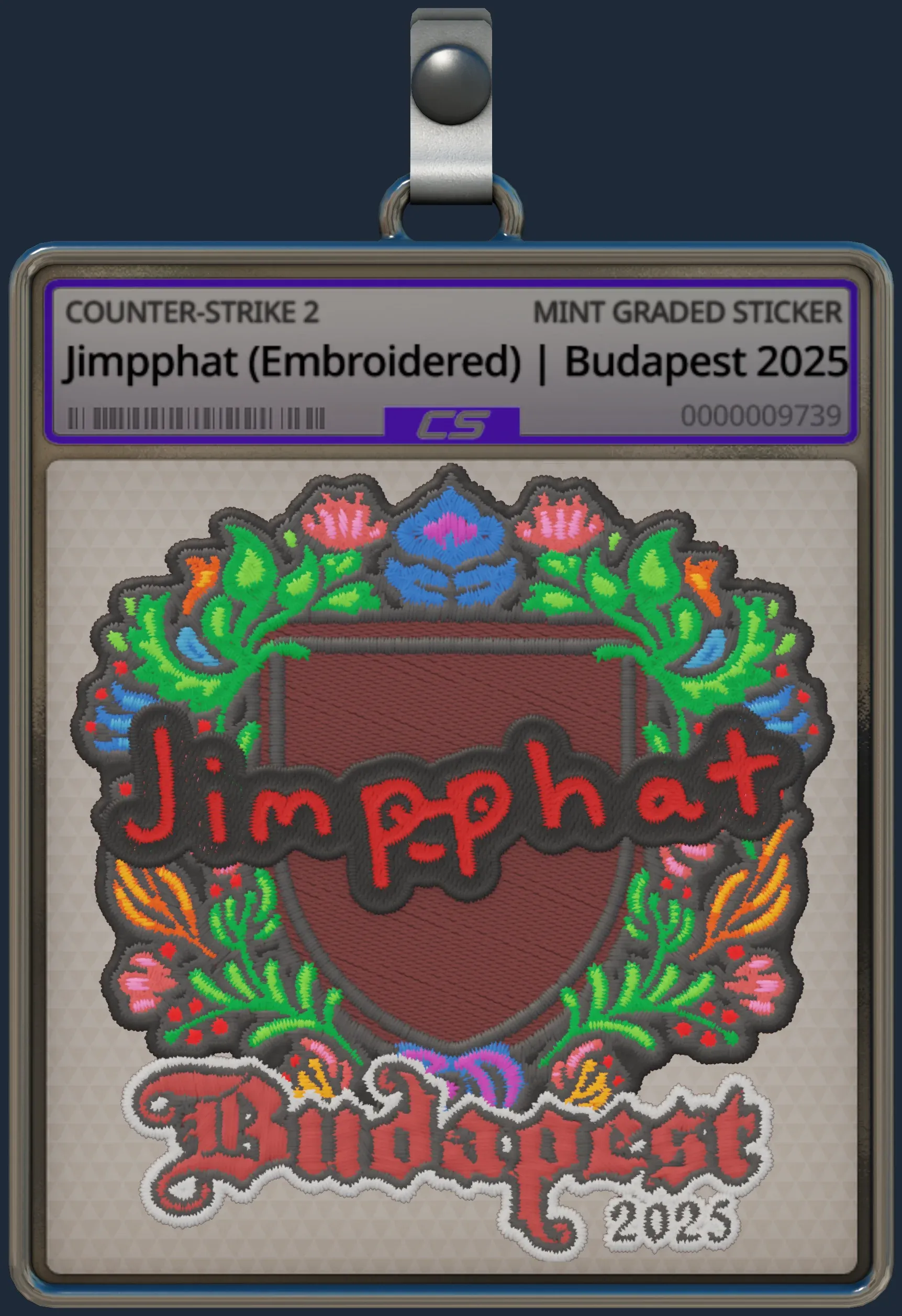 Sticker | Jimpphat (Embroidered) | Budapest 2025