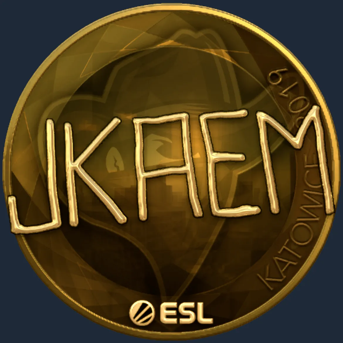 Sticker | jkaem (Gold) | Katowice 2019