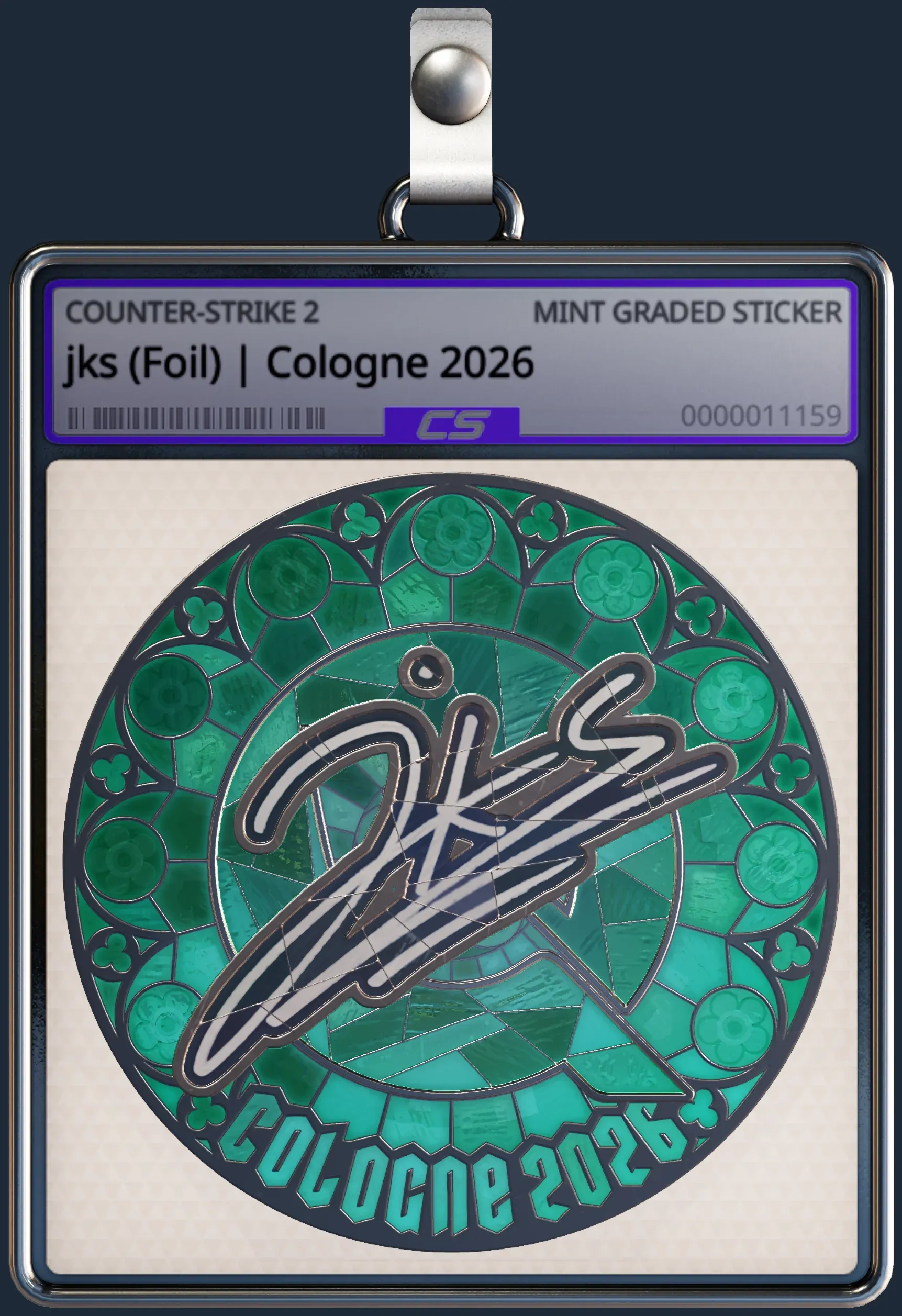 Sticker | jks (Foil) | Cologne 2026