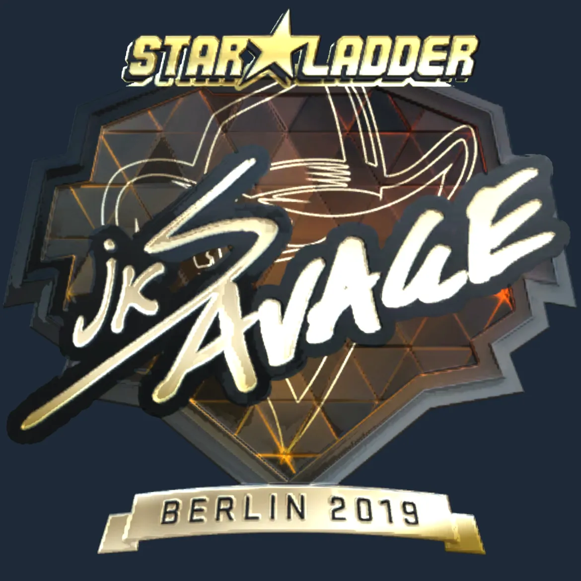 Sticker | jks (Gold) | Berlin 2019