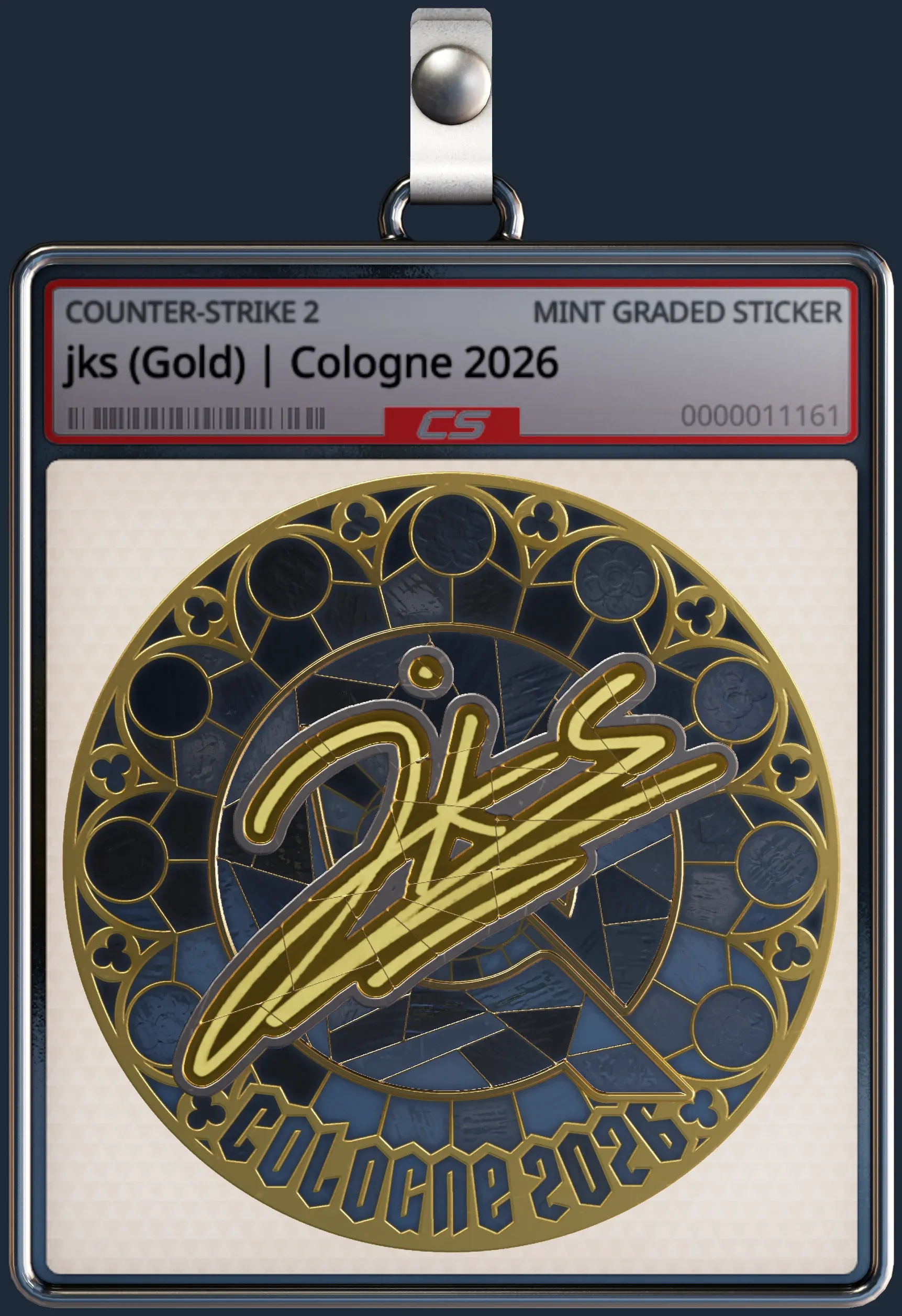 Sticker | jks (Gold) | Cologne 2026 Sticker | jks (Gold) | Cologne 2026