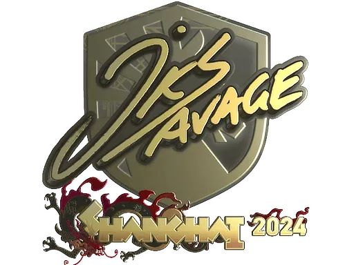 Sticker | jks (Gold) | Shanghai 2024