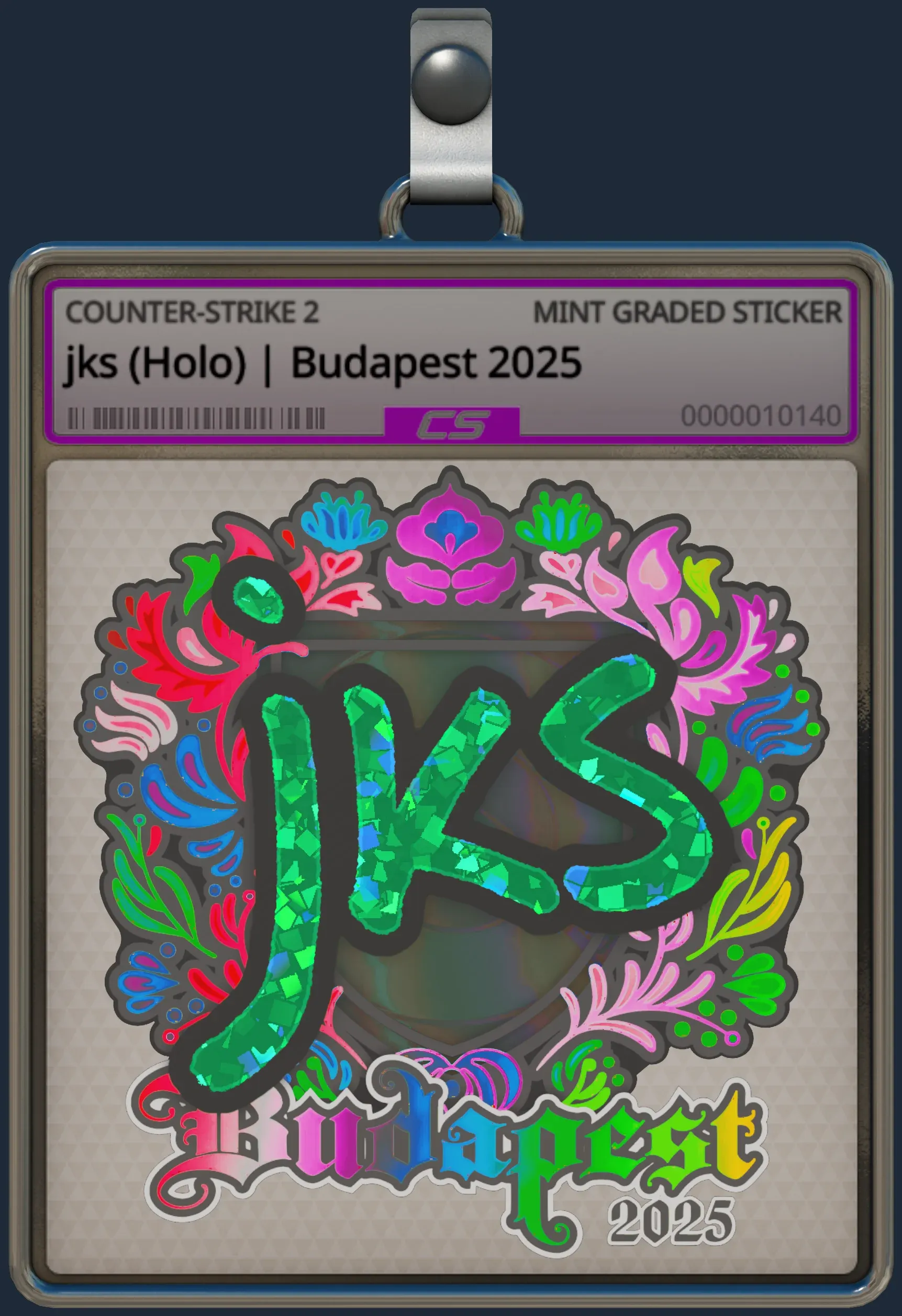 Sticker | jks (Holo) | Budapest 2025