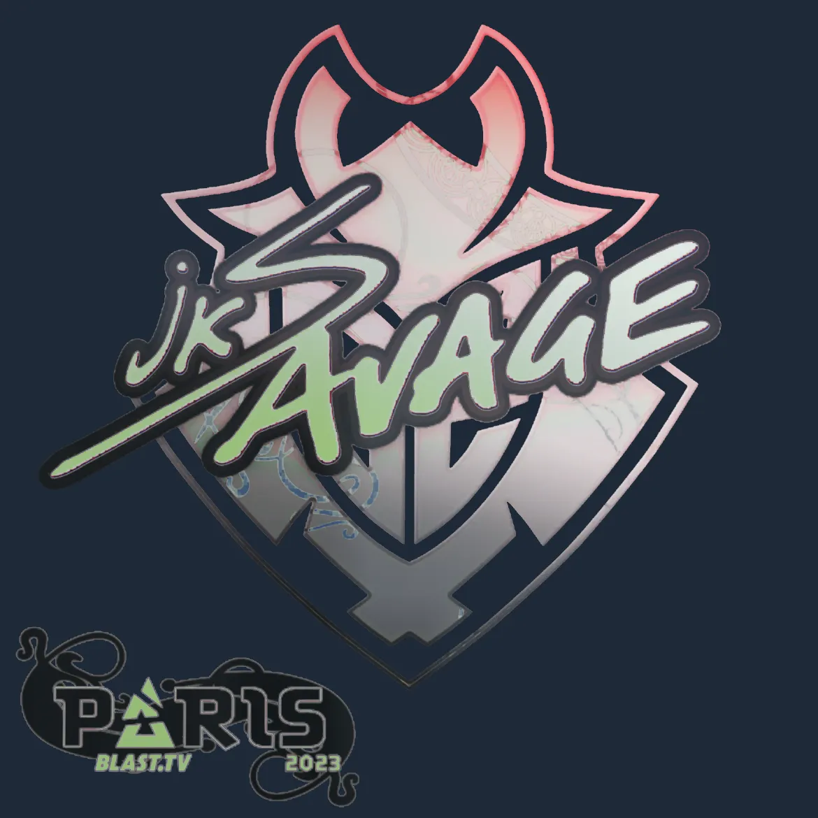 Sticker | jks (Holo) | Paris 2023