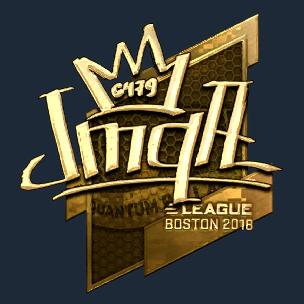 Sticker | jmqa (Gold) | Boston 2018