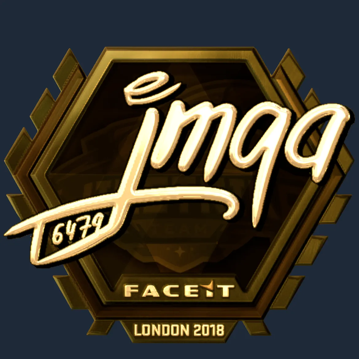 Sticker | jmqa (Gold) | London 2018